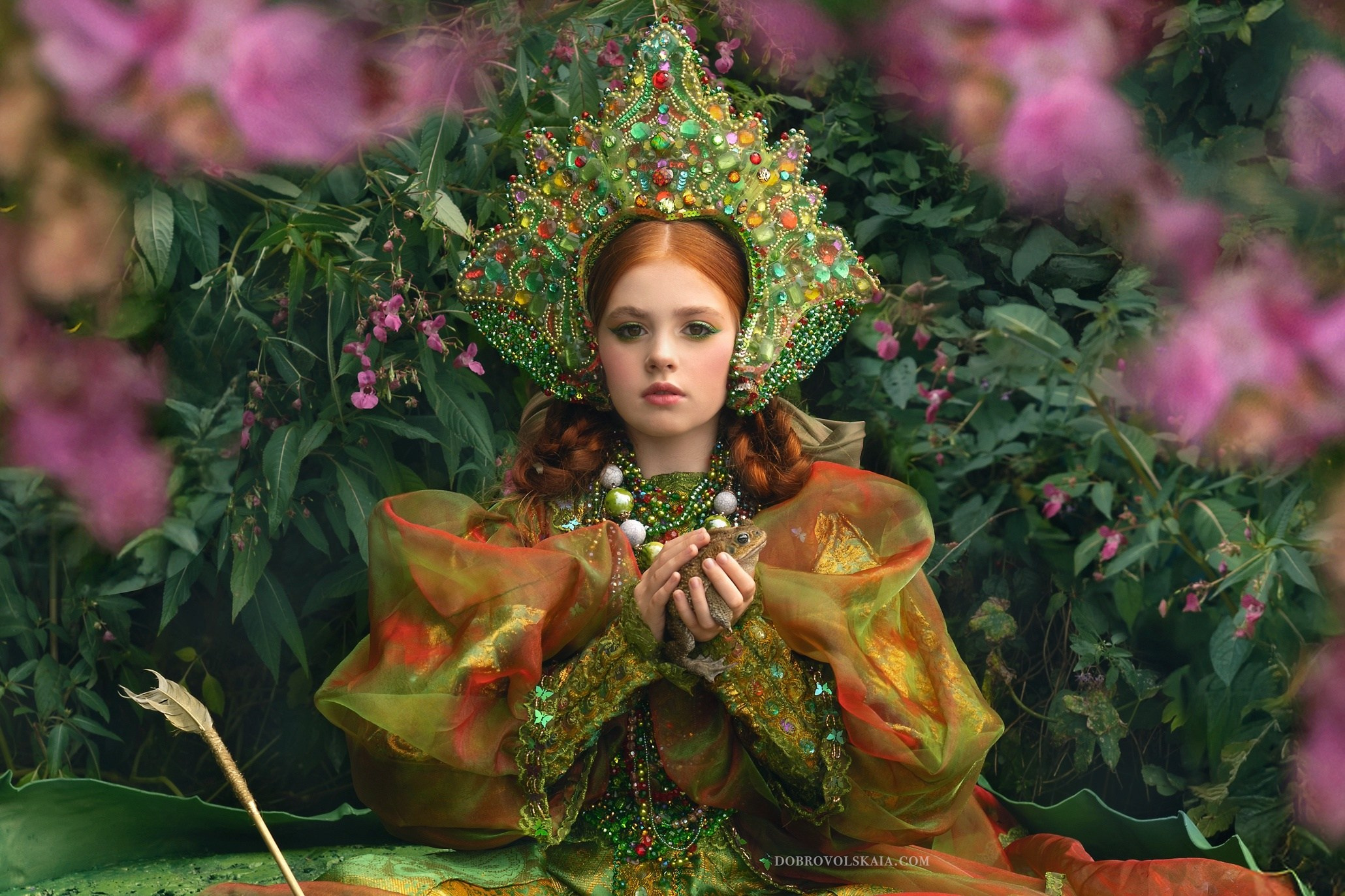 Царевна Лягушка. Русские народные костюмы в Москве