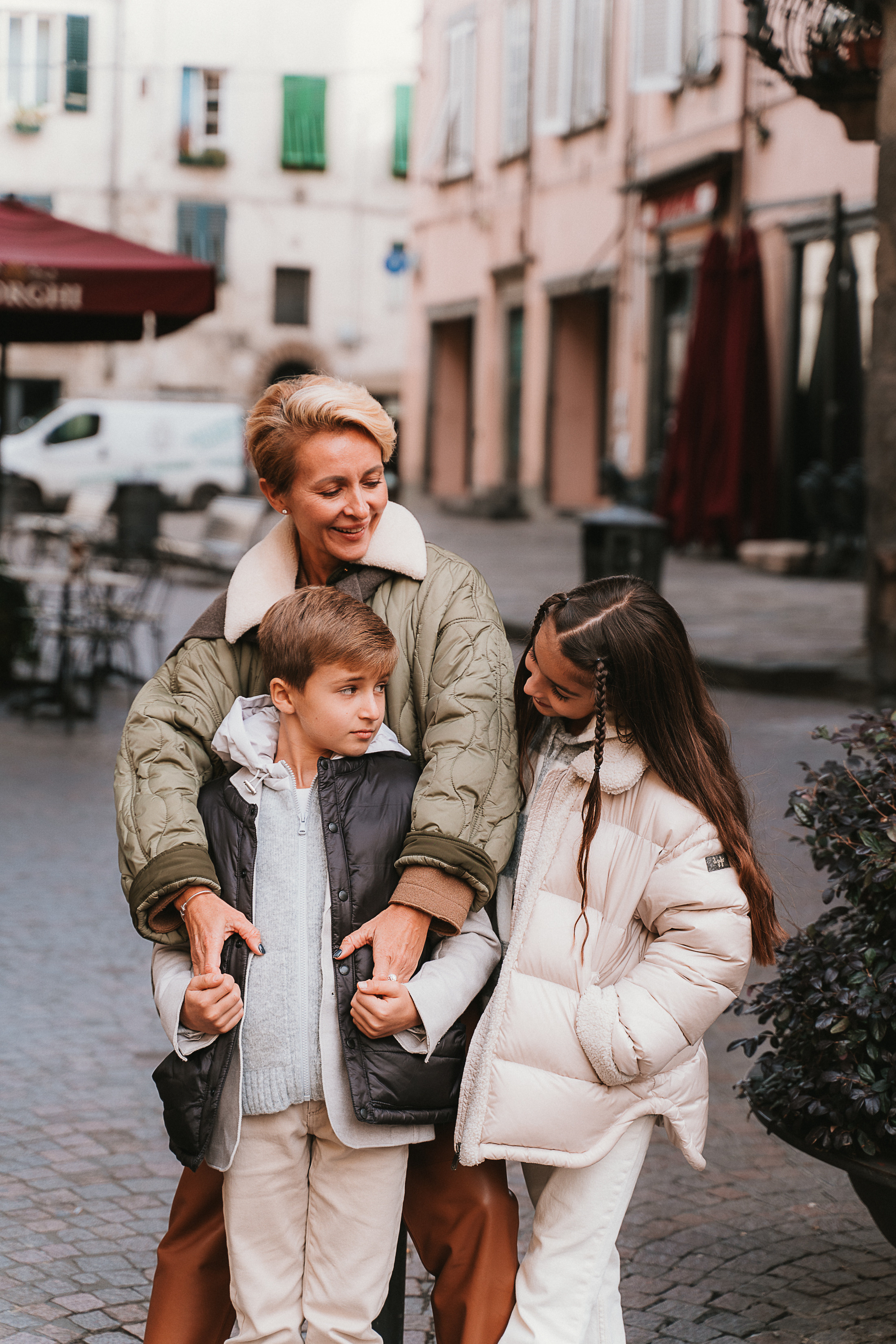 Admiring the iconic towers and historic landmarks in Lucca, Tuscany