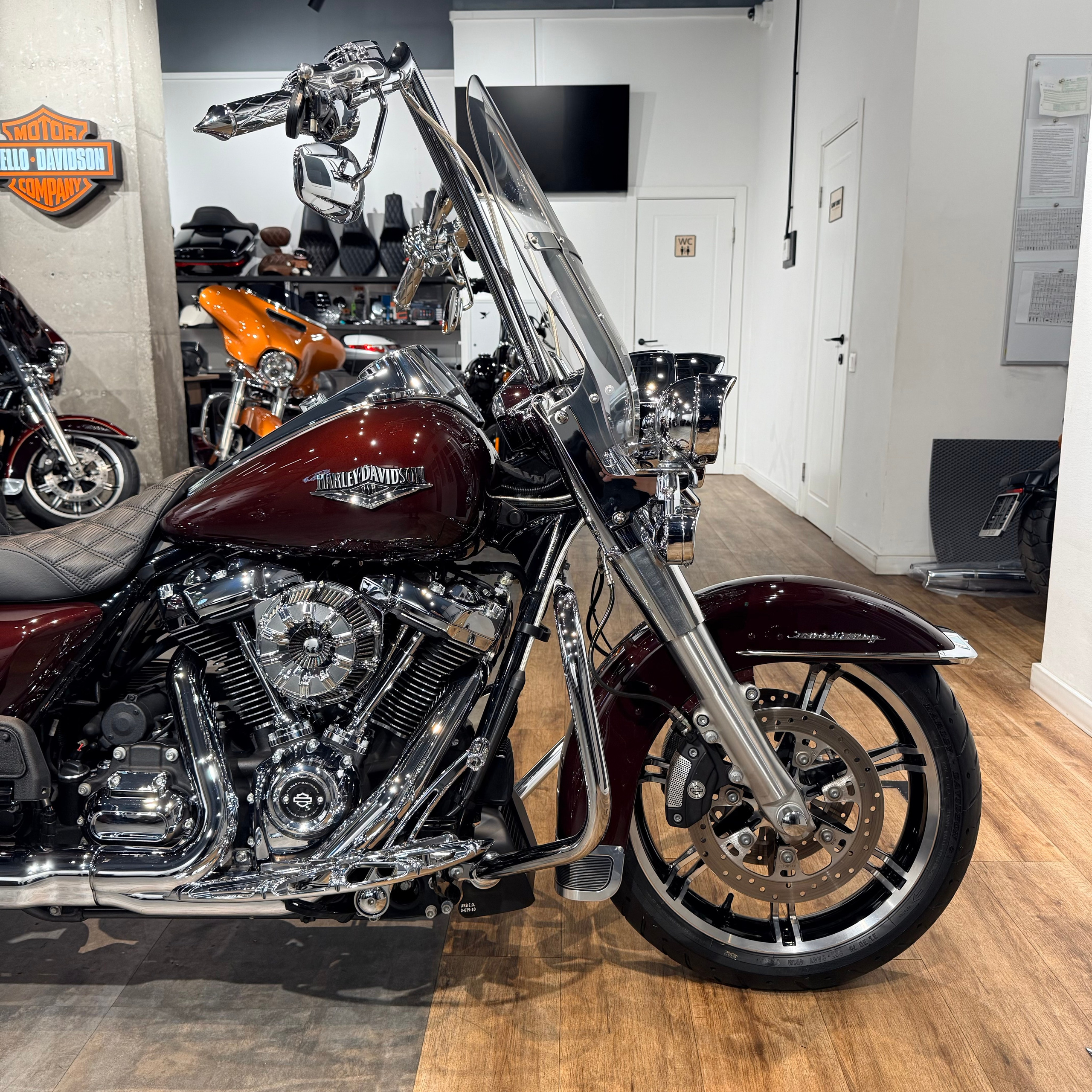 2022 HD Road Кing АВS Dark Cherry Реarl (VIN *5НD*0862). Hello Davidson, Москва. Только хорошие мотоциклы…