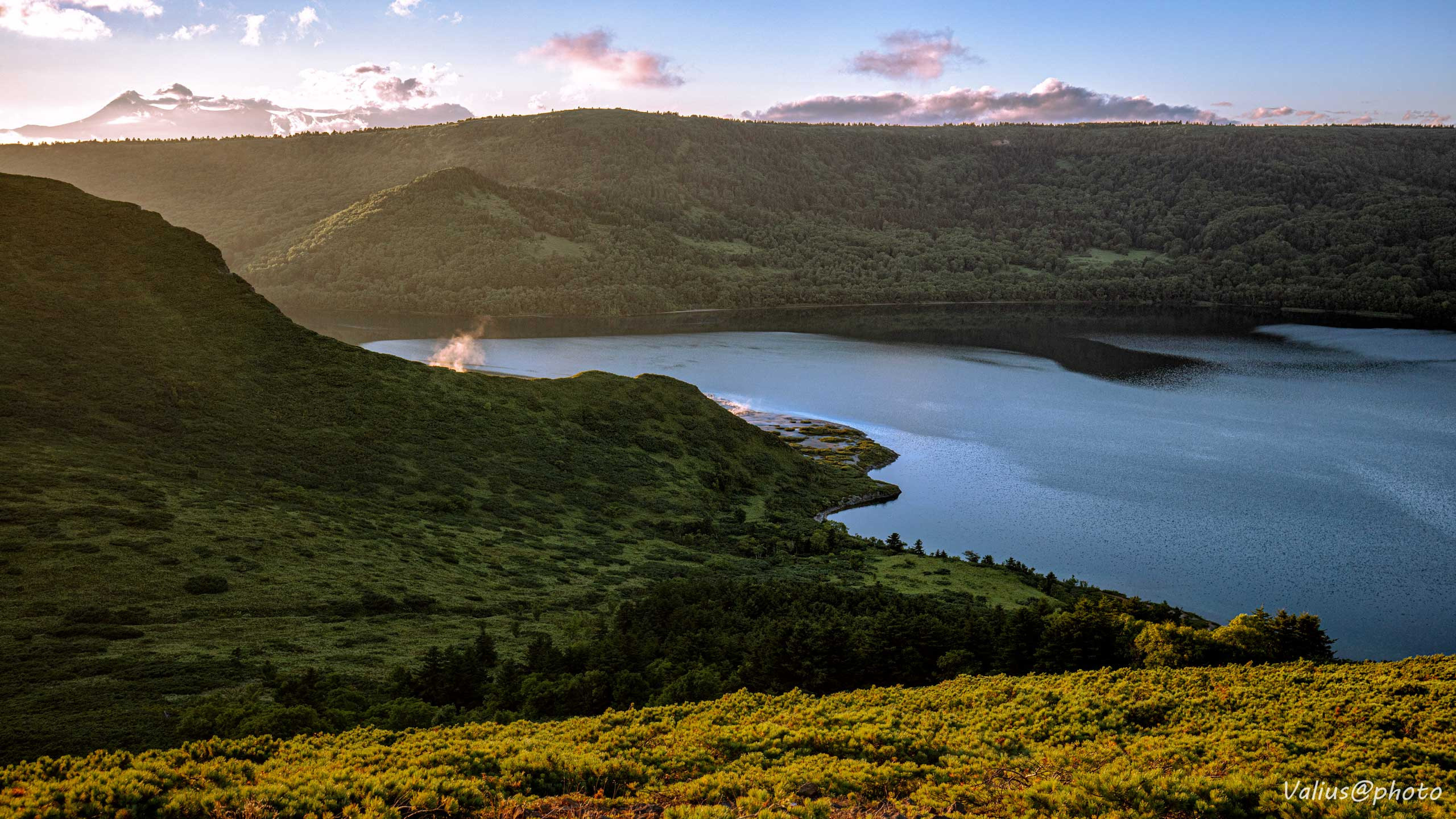 Кунашир. Вулкан Головина. Озеро Горячее.