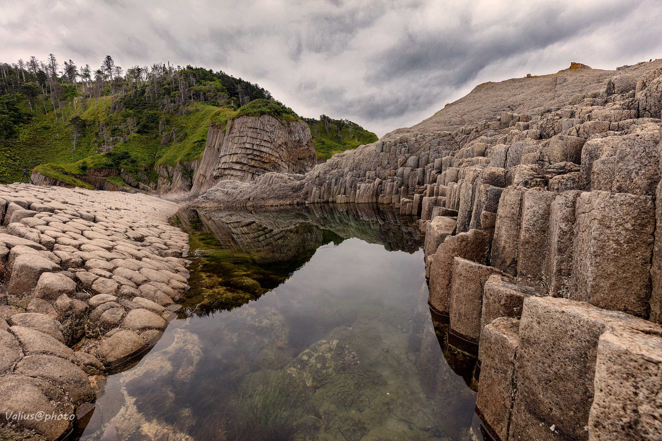 Кунашир. Мыс Столбчатый.