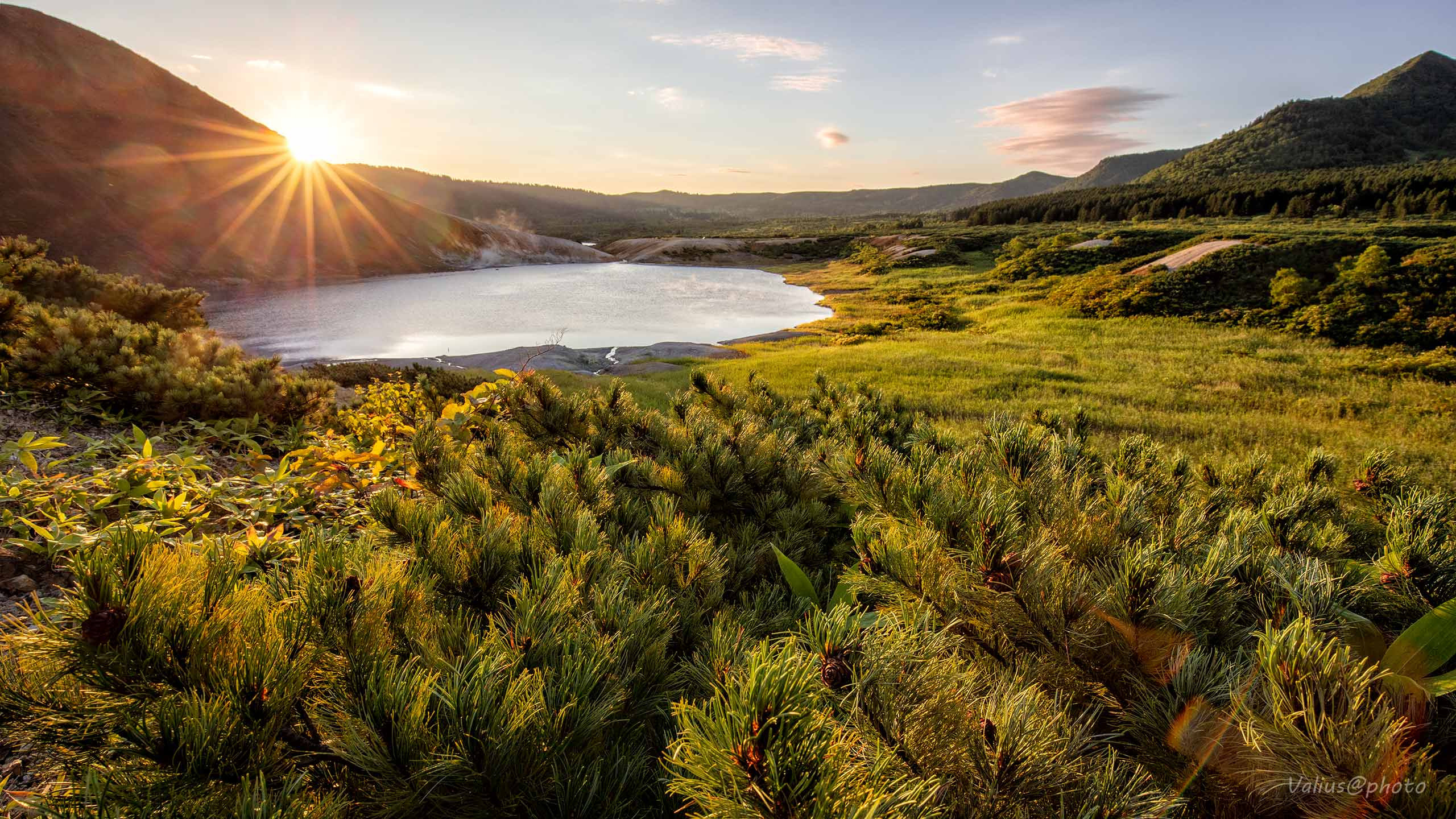 Кунашир. Вулкан Головина. Озеро Кипящее