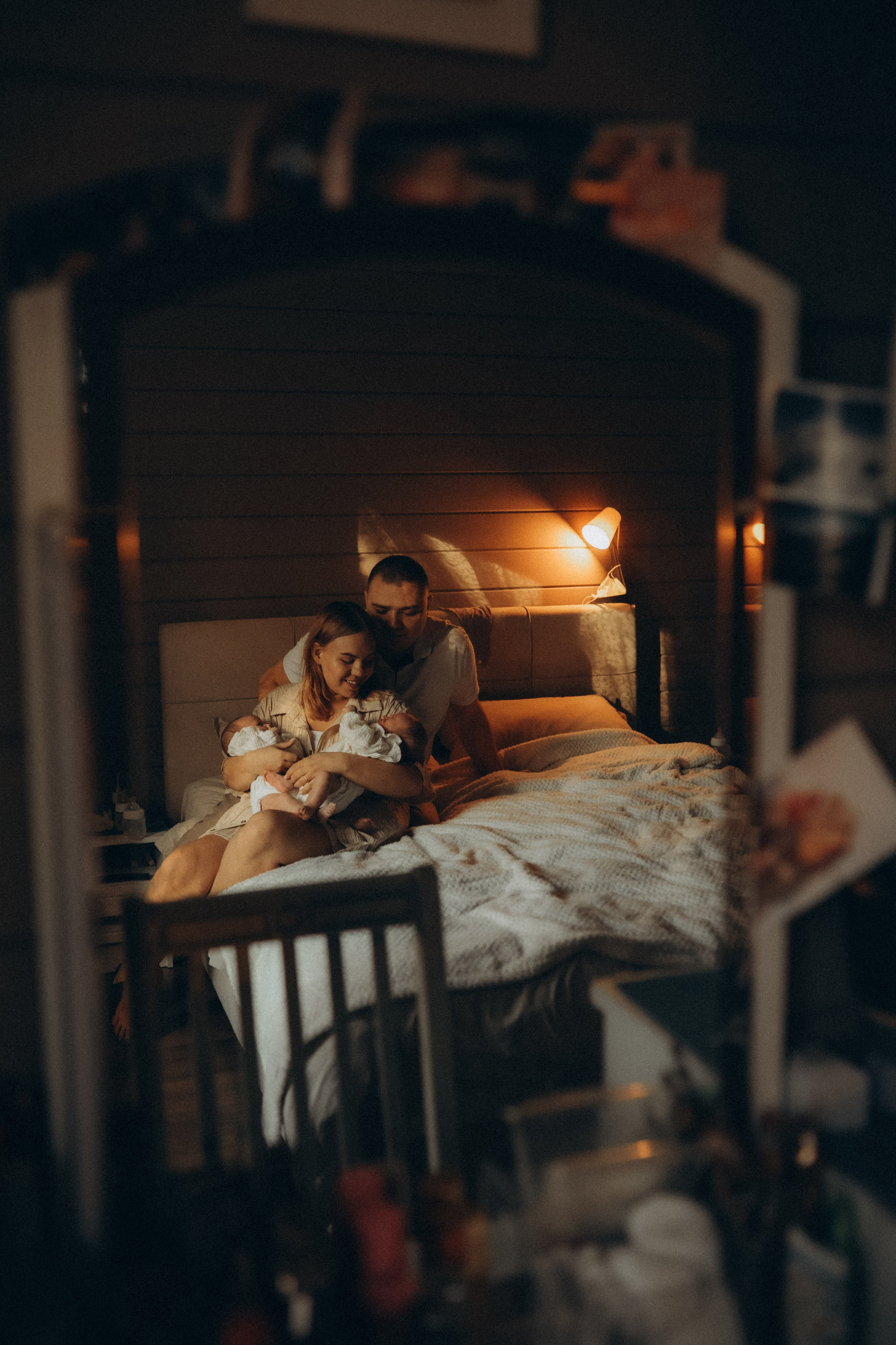 Крошки Василиса и Сонечка. Семейный фотограф в Москве и Люберцах Юлия Гуськова