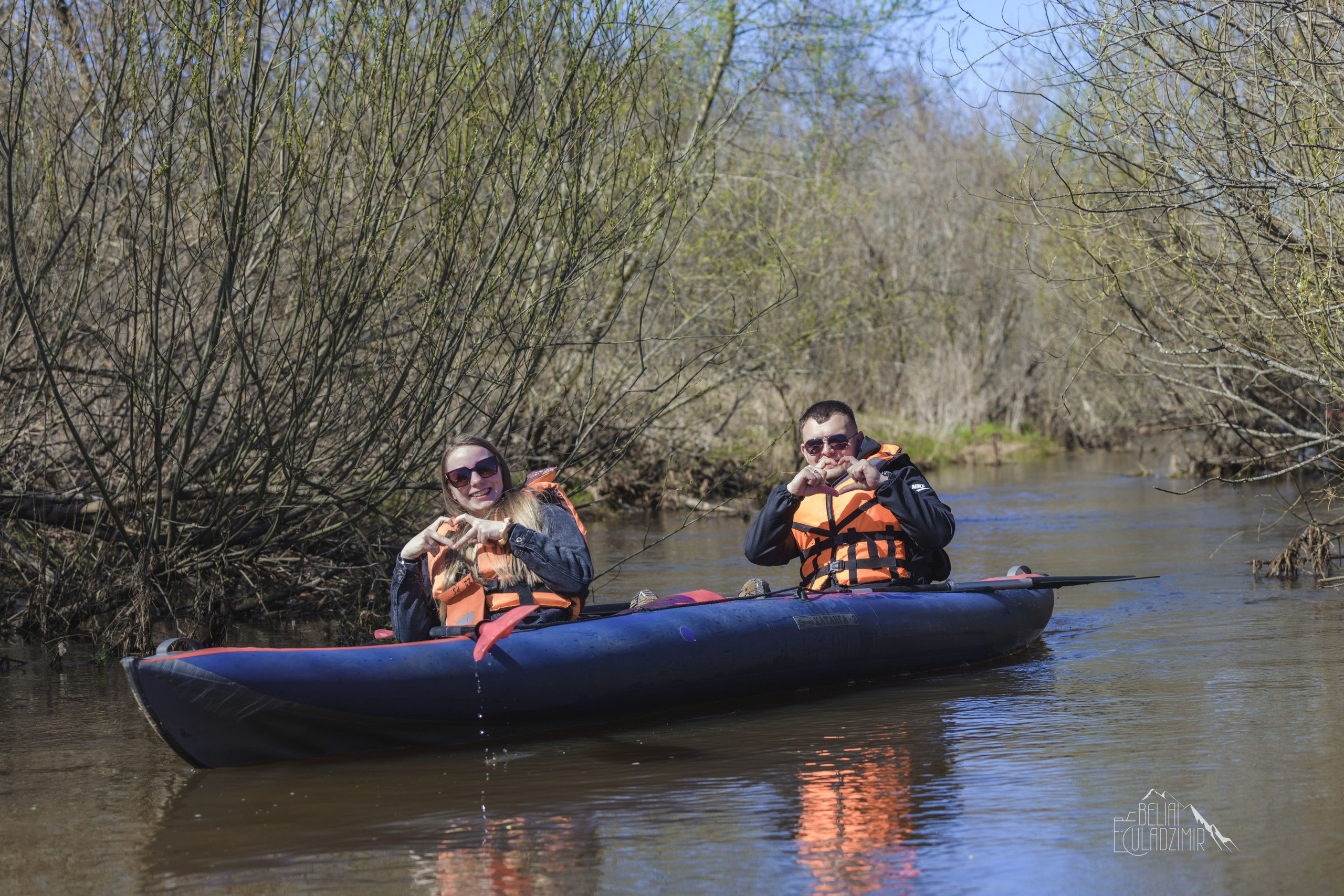 Сплав по реке Тремля 5 апреля 2026 года. Репортажный фотограф Владимир Беляй