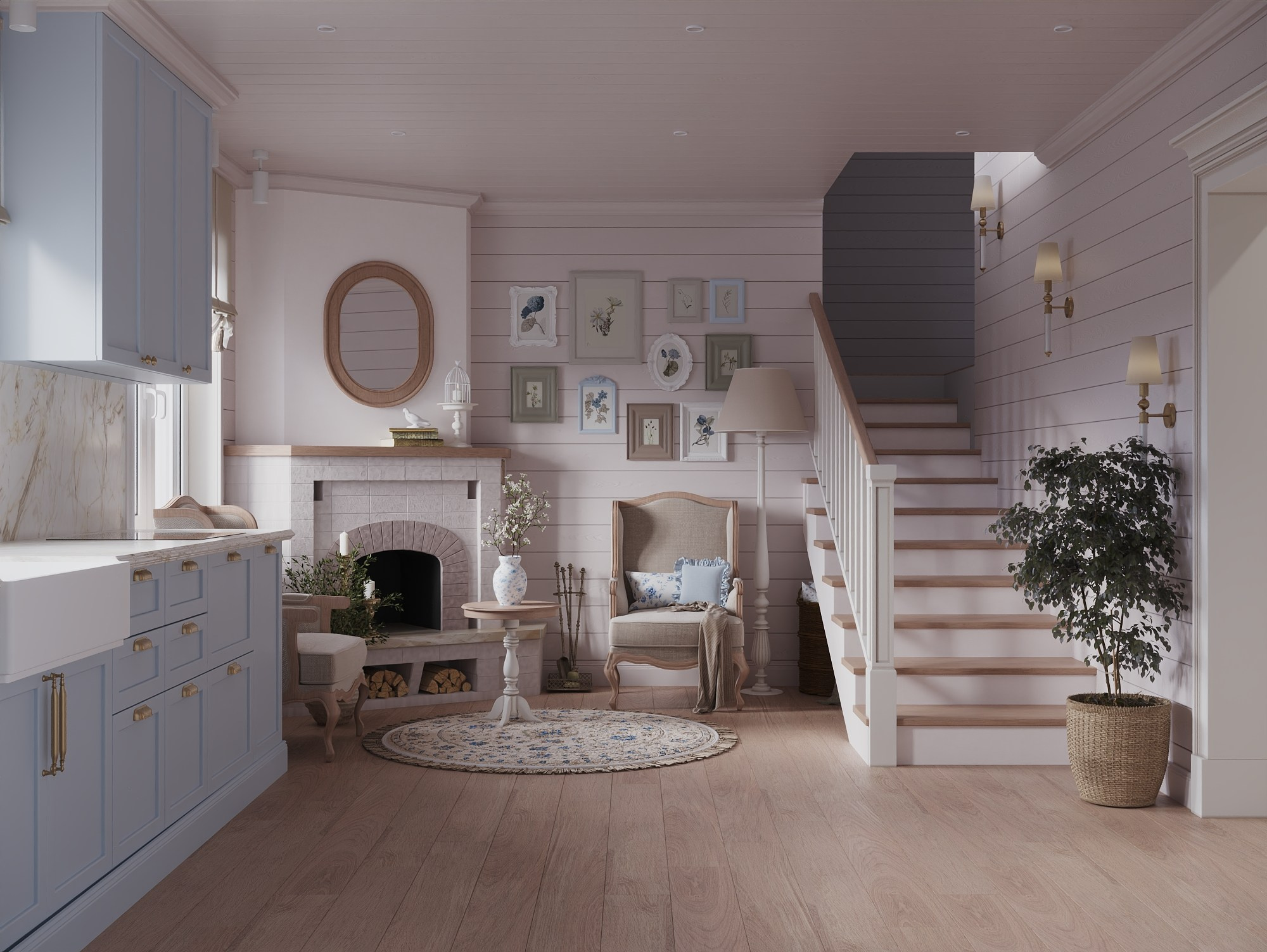 3D-визуализация загородного дома 215 м² | Larionova.vis
