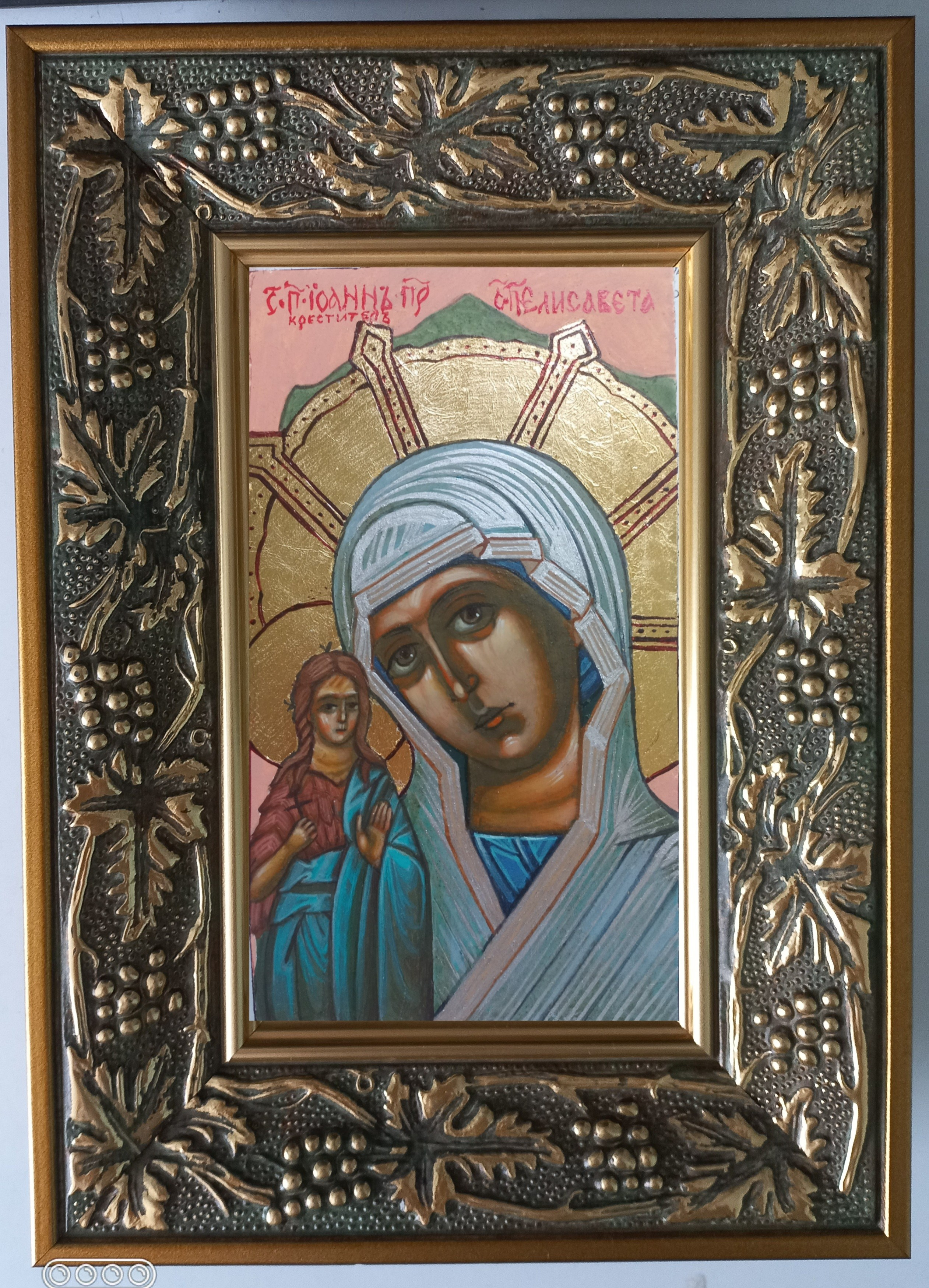 Икона Праведная Елисавета с младенцем Иоанном купить в Кисловодске, Ессентуках, Пятигорске, Минеральных водах, Невинномысске, Ставрополе, Георгиевске, Зеленокумске, Армавире, Осетии, Ростове-на-Дону, Краснодаре, Воронеже, Москве, Санкт-Петербурге, Московской области, Норильске, Архангельске.