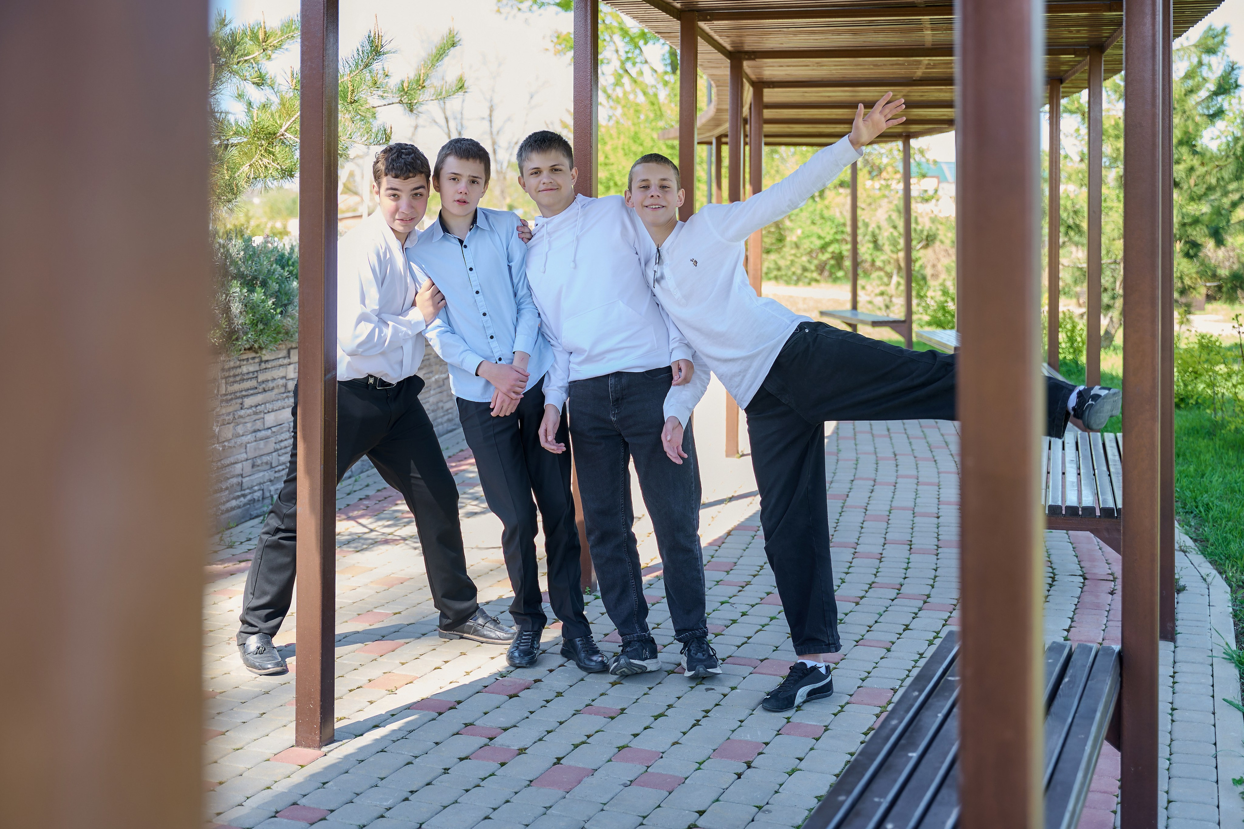 Фотосессия выпускников 9А класса СОШ 1. Школьный и семейный фотограф/видеограф в г. Курганинске