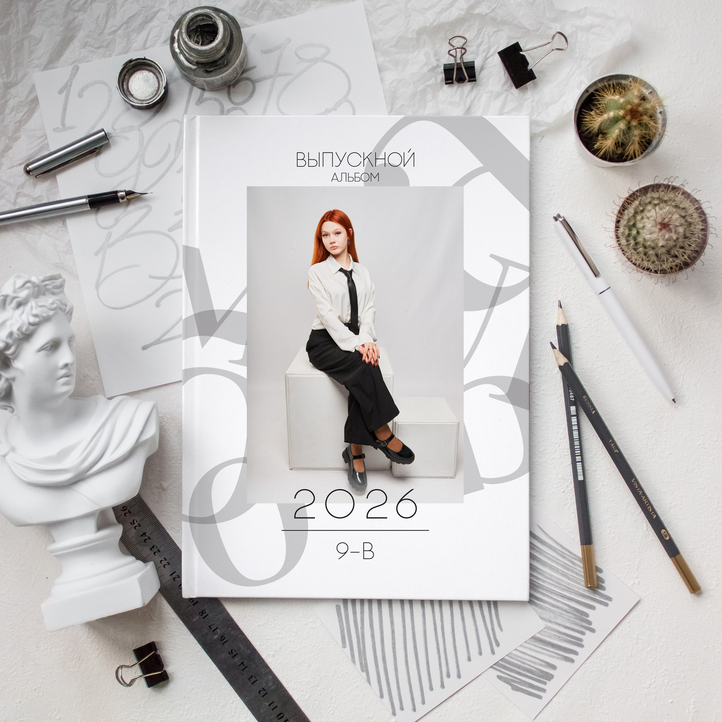 💚 № 009. WHITE. Выпускные альбомы в Бугуруслане, Похвистнево, Абдулино