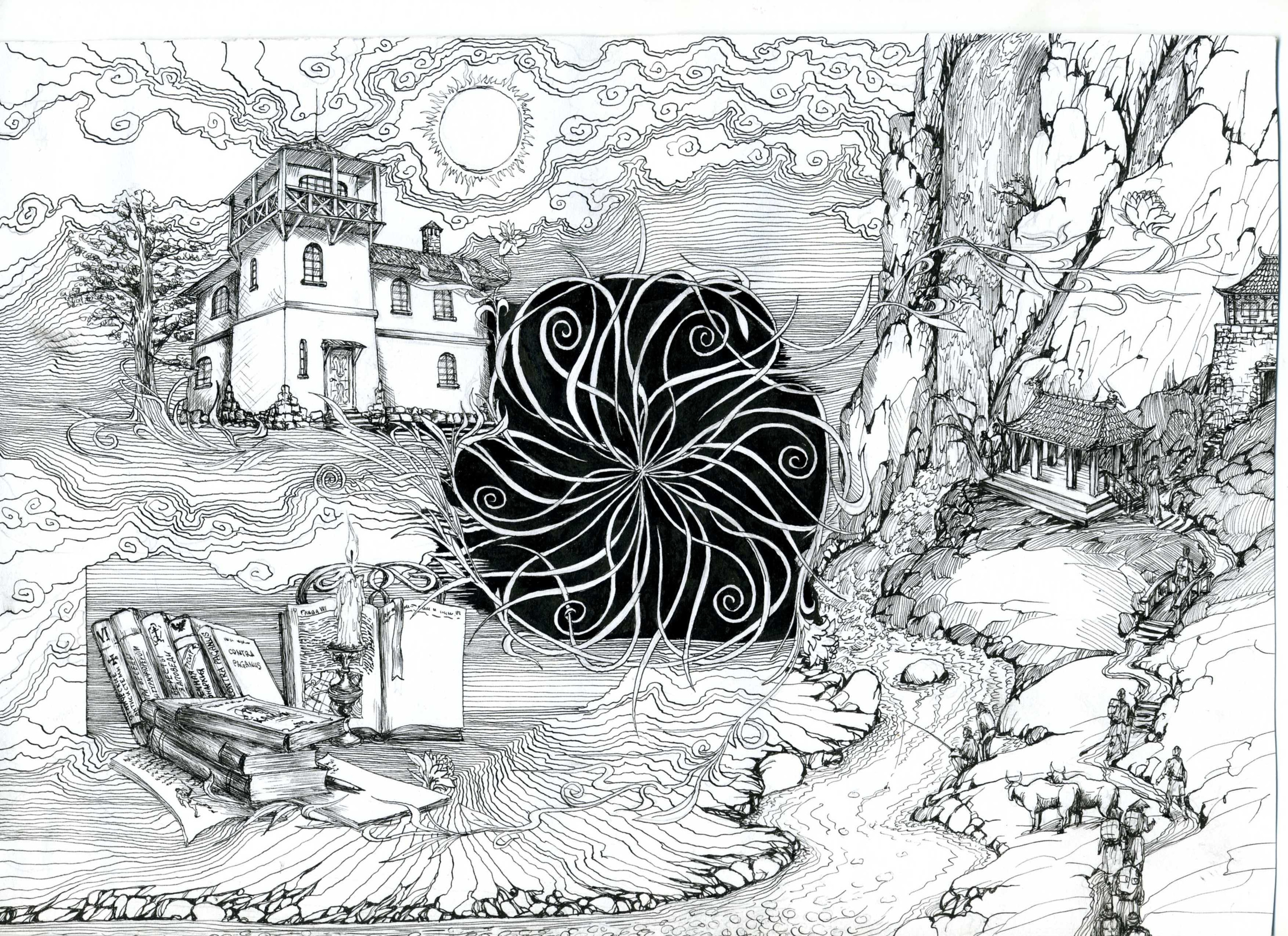 Рисунки. Графика Часовских