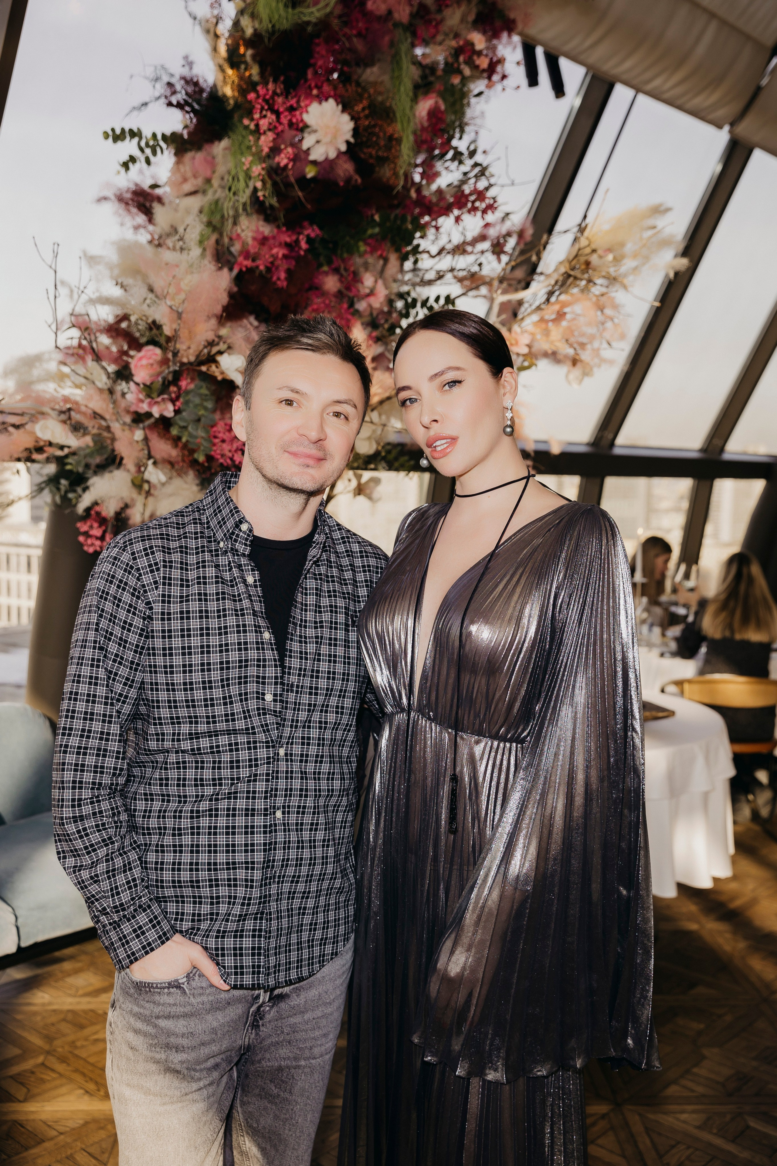 Евгений Заболотный на весеннем бранче в ресторане Белый Кролик