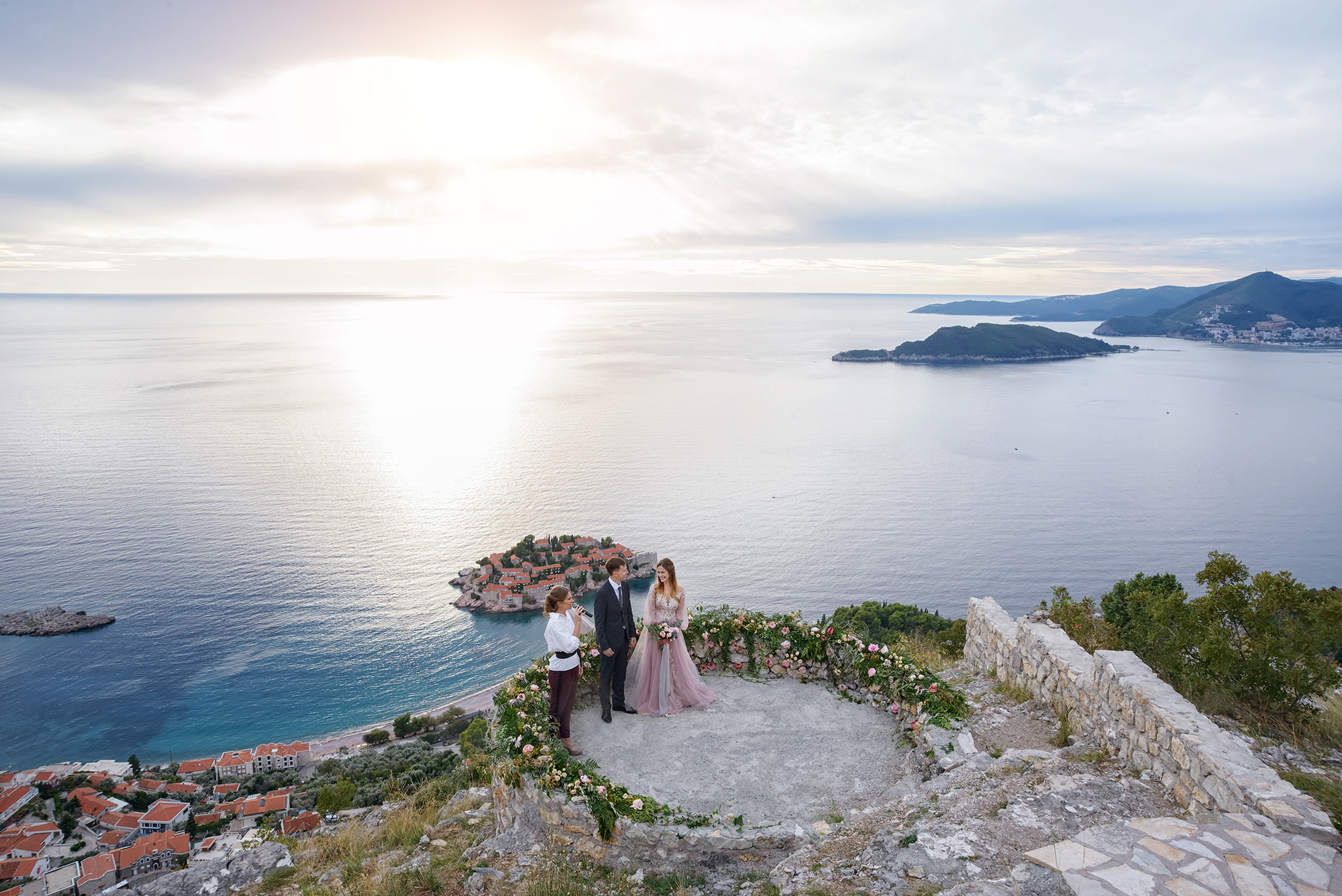 Свадебная церемония в Черногории