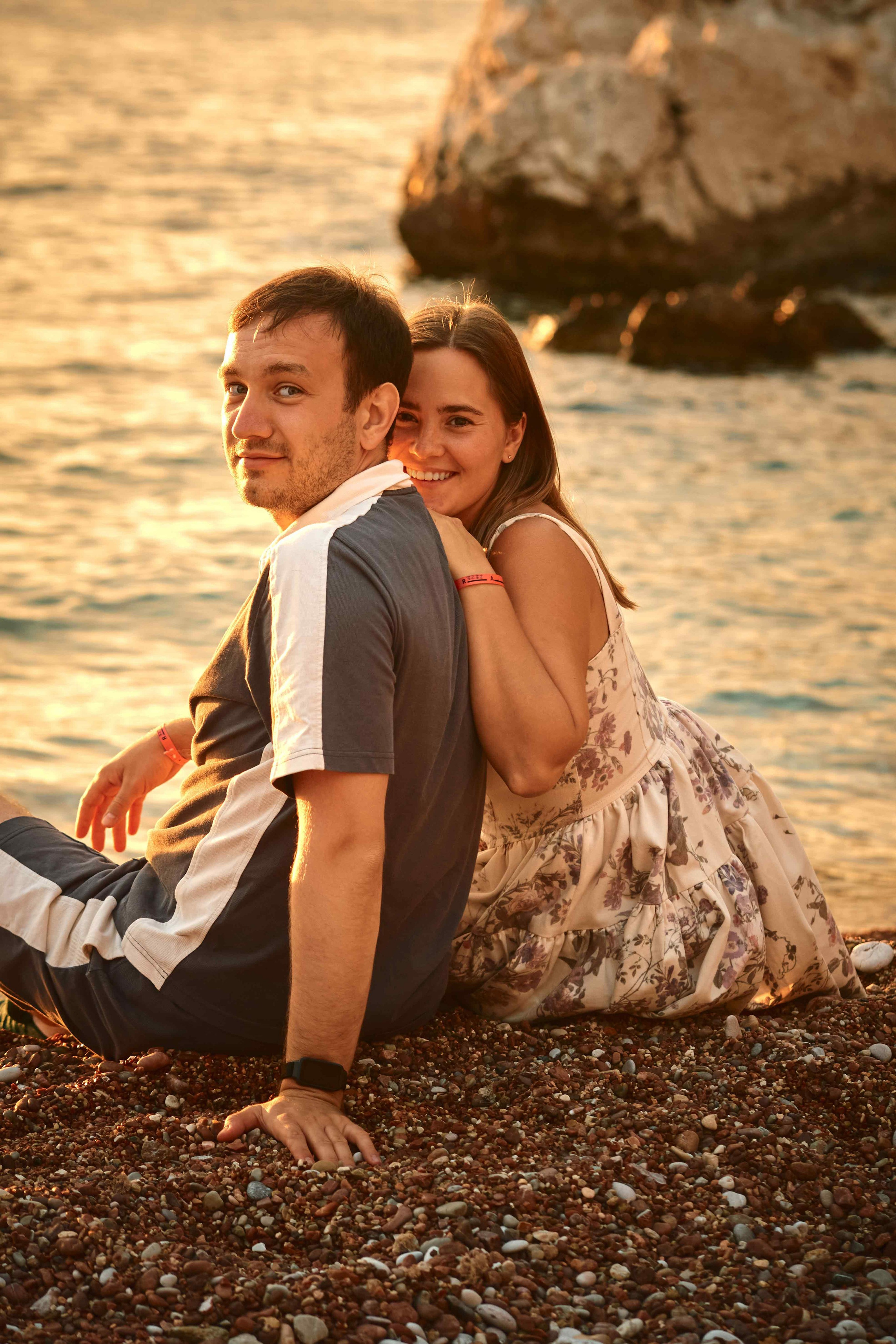 Семейная фотосессия в Черногории | Свети Стефан | 5 лет свадьбы — фотограф Эля Станевская