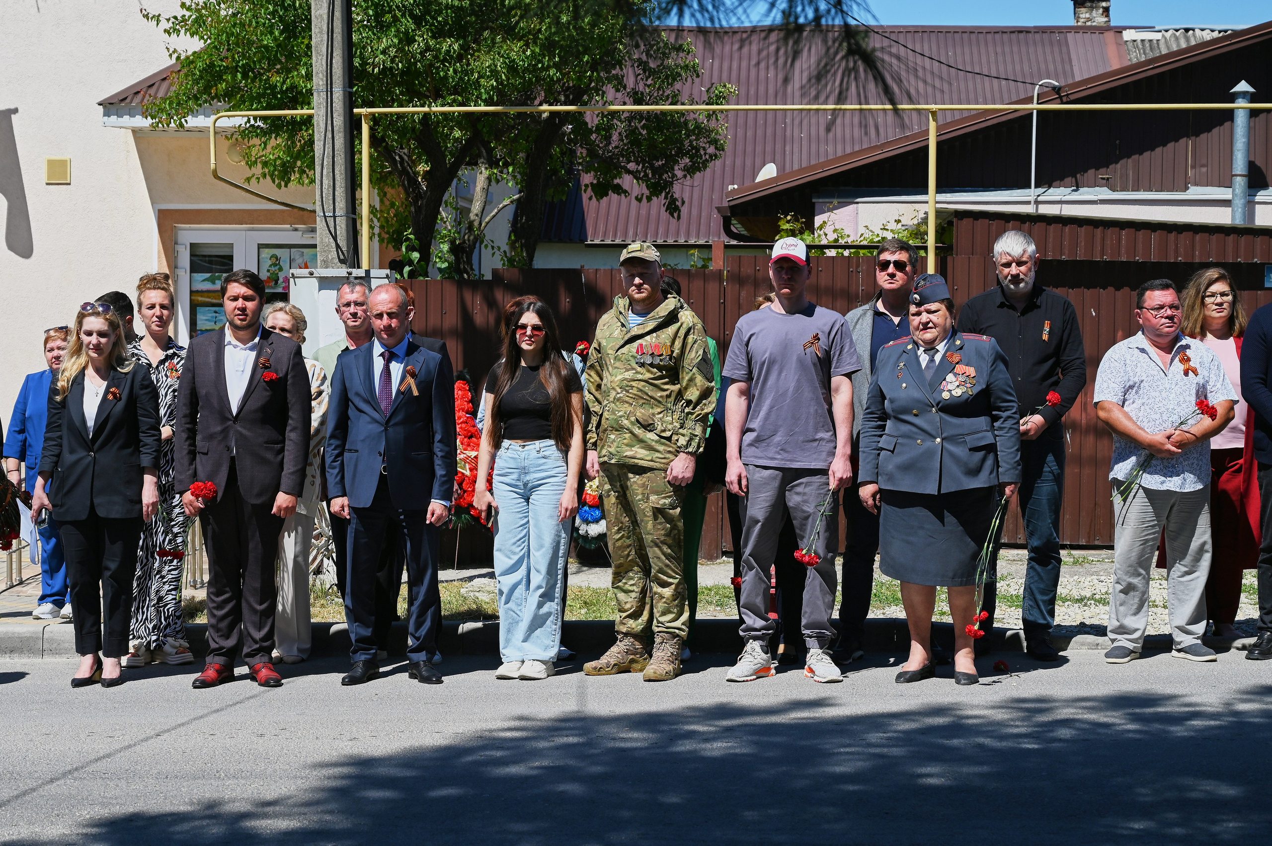 Митинг в с. Виноградное. Жизнь курорта Кабардинка в фотографиях