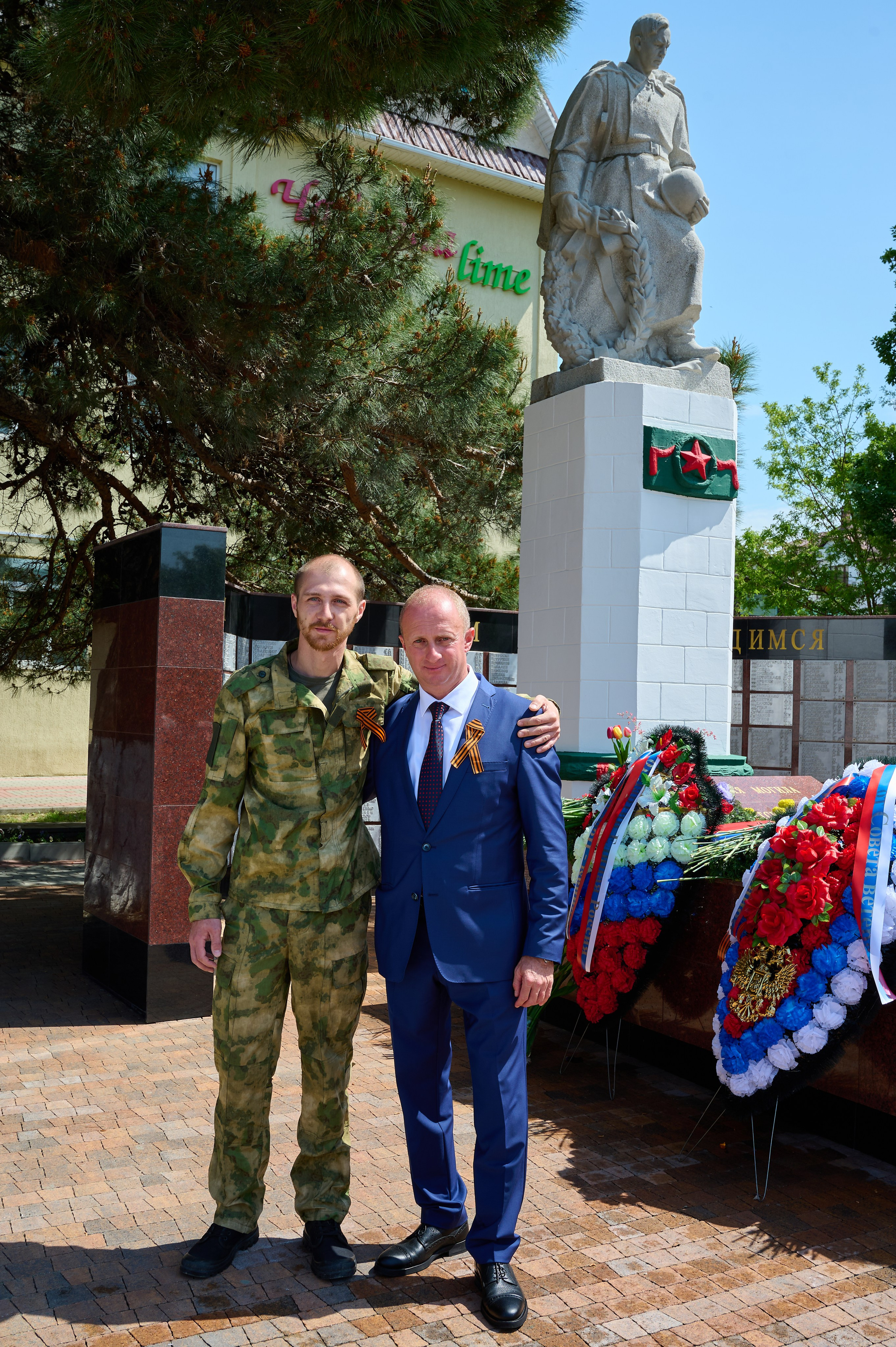 Митинг 9 мая. Кабардинка. Жизнь курорта Кабардинка в фотографиях