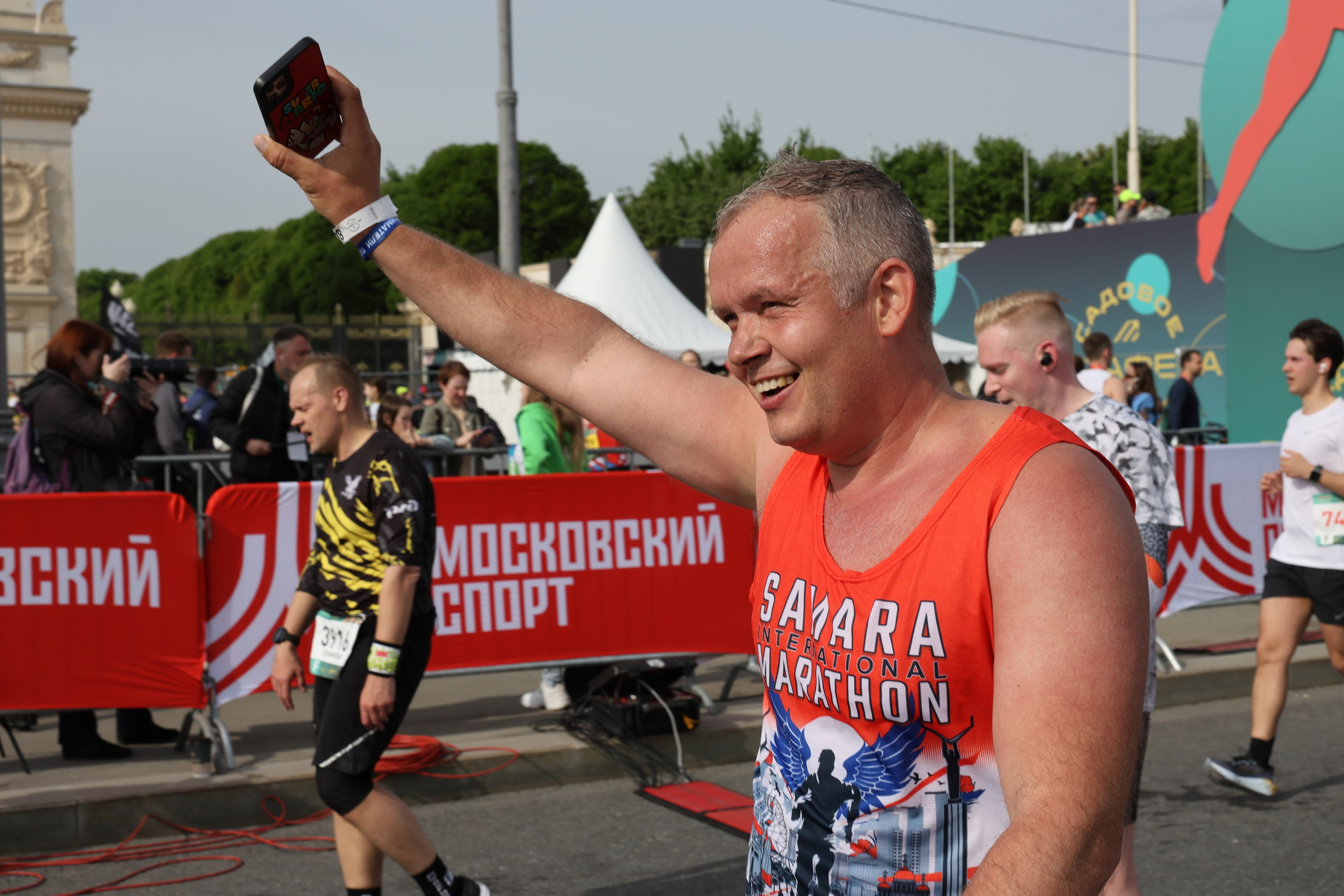 Забег по Садовому кольцу 2025 г. Репортажный фотограф, спортивный фотограф в Москве и области