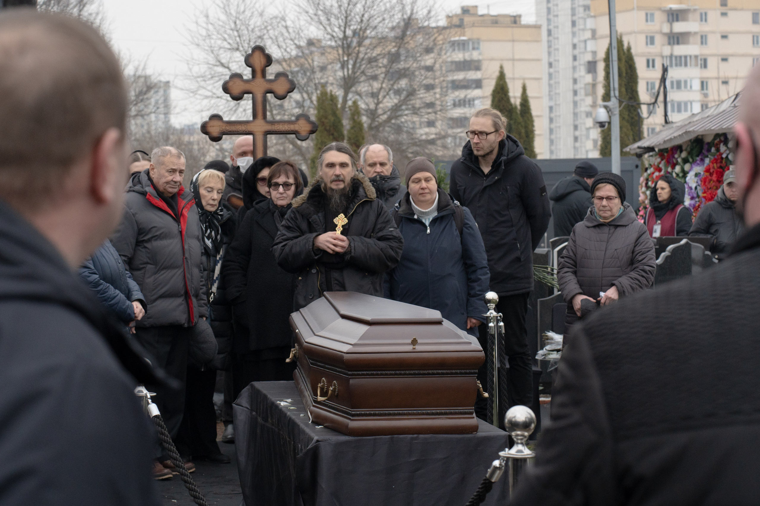 Funeral of Alexei Navalny. Ksenia Maksimova