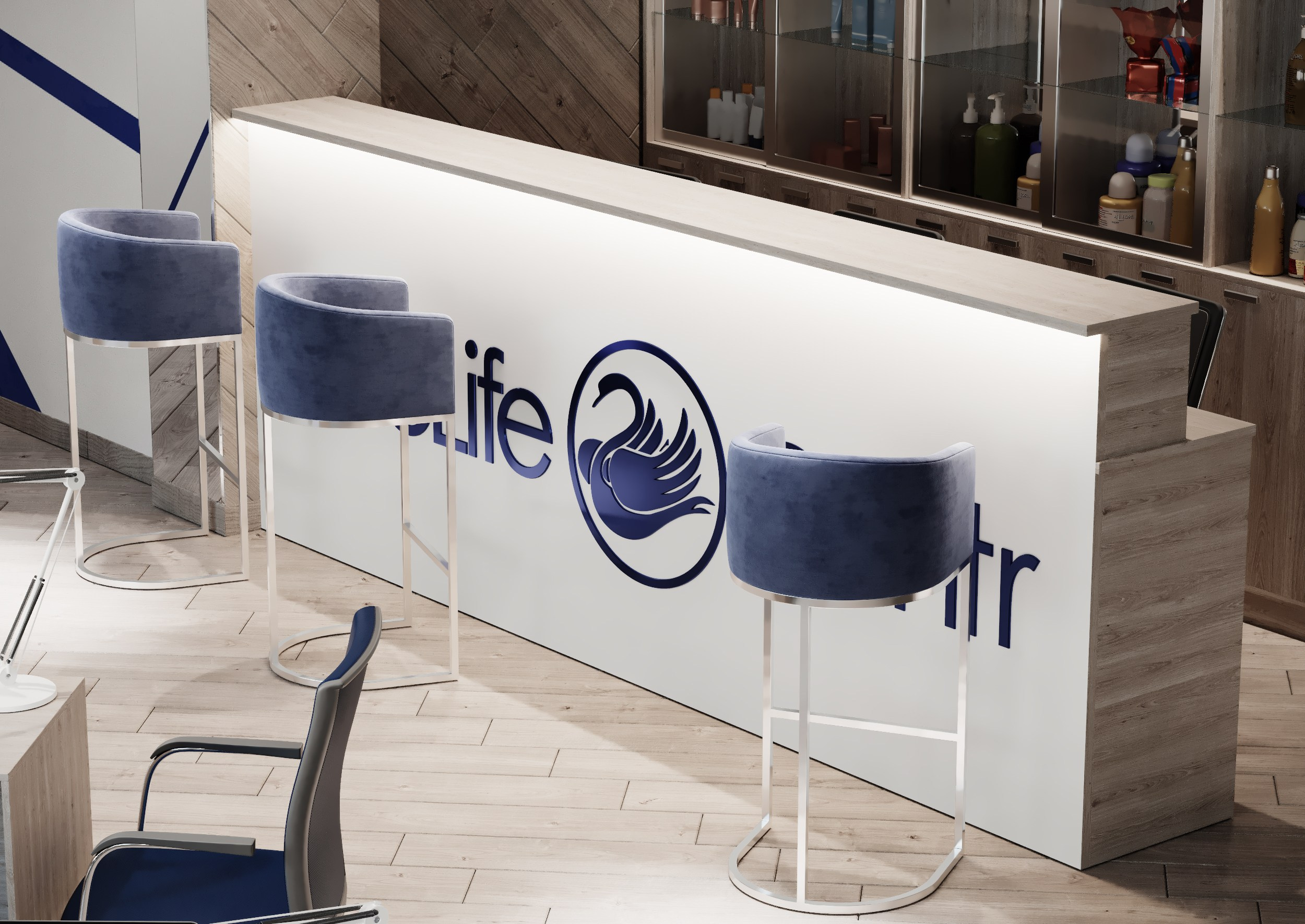 Современный офис в Краснодаре — дизайн и визуализация. 3Д Визуализация Интерьера и Архитектуры