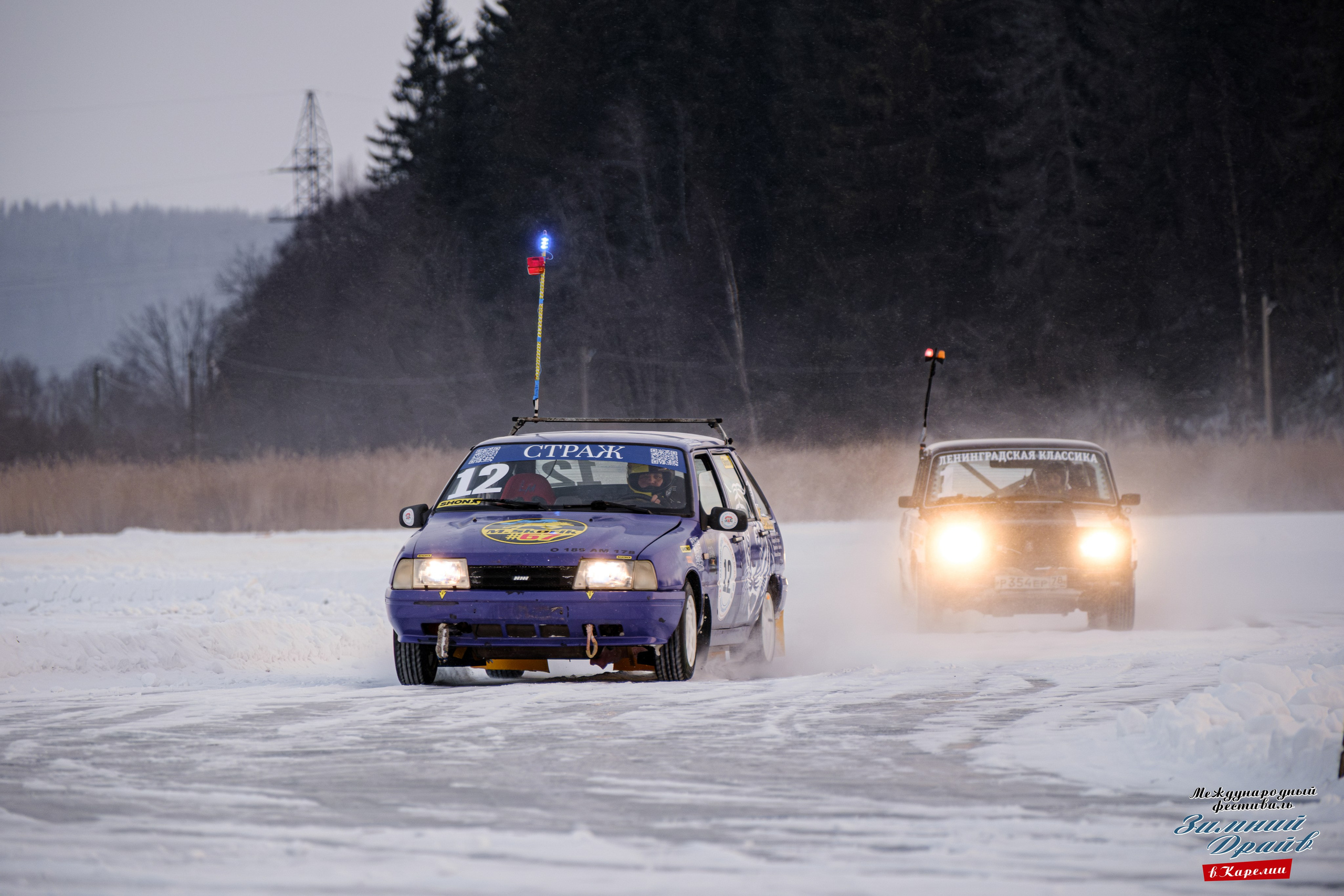 «Зимний Драйв в Карелии» Авто Марафон-гигант «25 часов на льду» Илона Накутис, Николай Грязин, джимхана, фотограф Антон Медведев, icoguar, Сортавала, Карелия