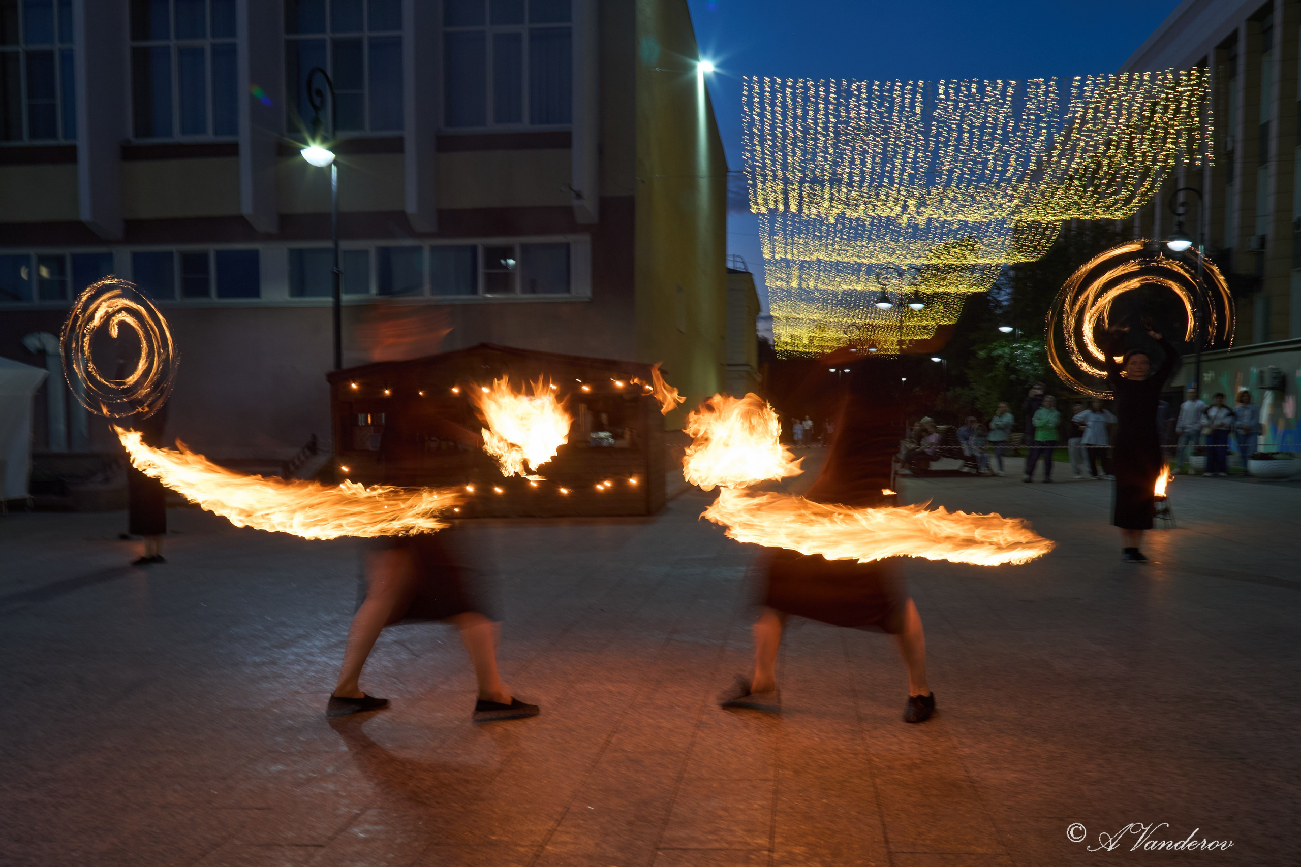 Огненное шоу день города Омск. Фотограф Омск | Александр Вандеров