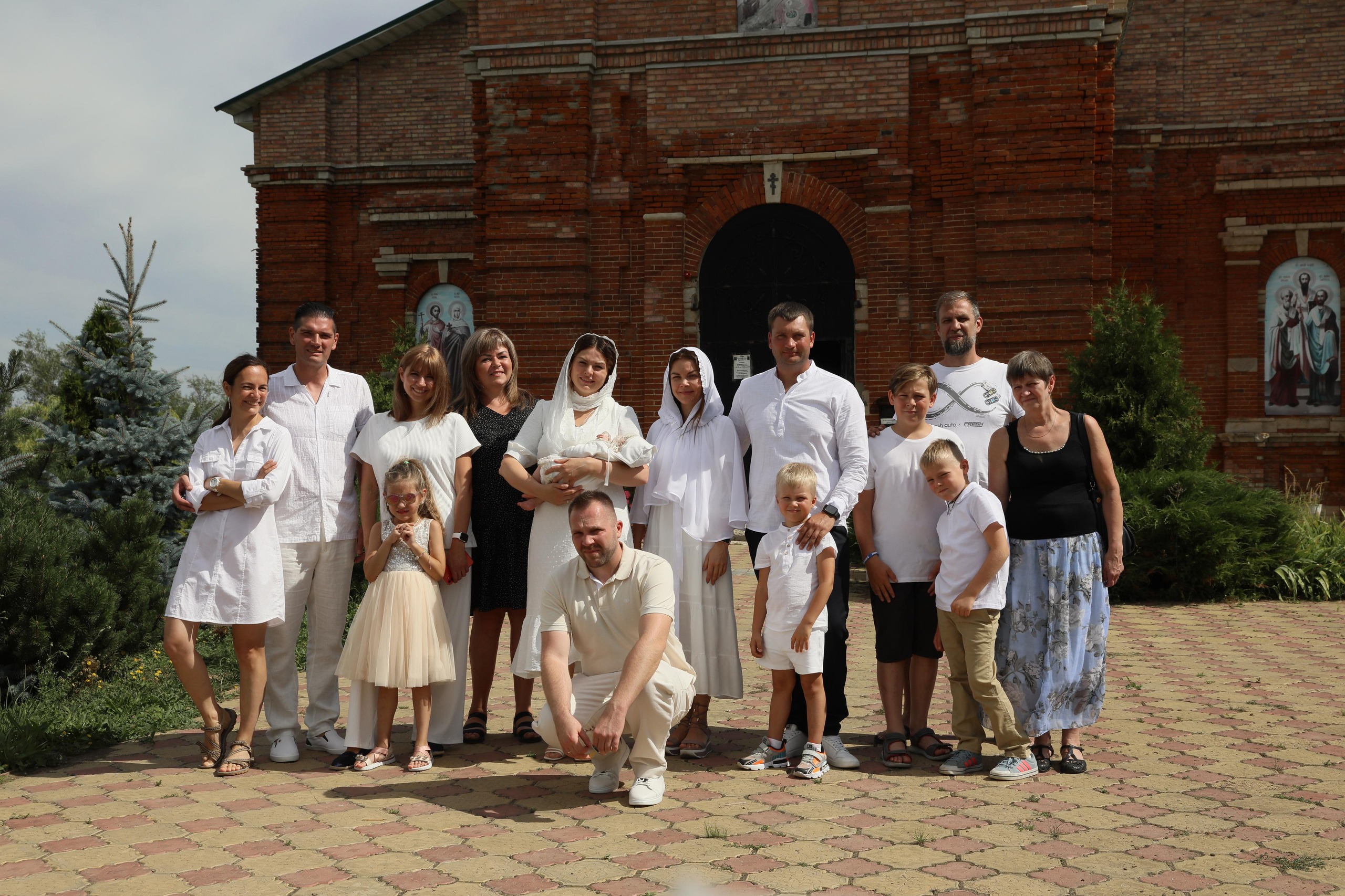 Таинство крещения. Семейный фотограф в Москве Вера Гук