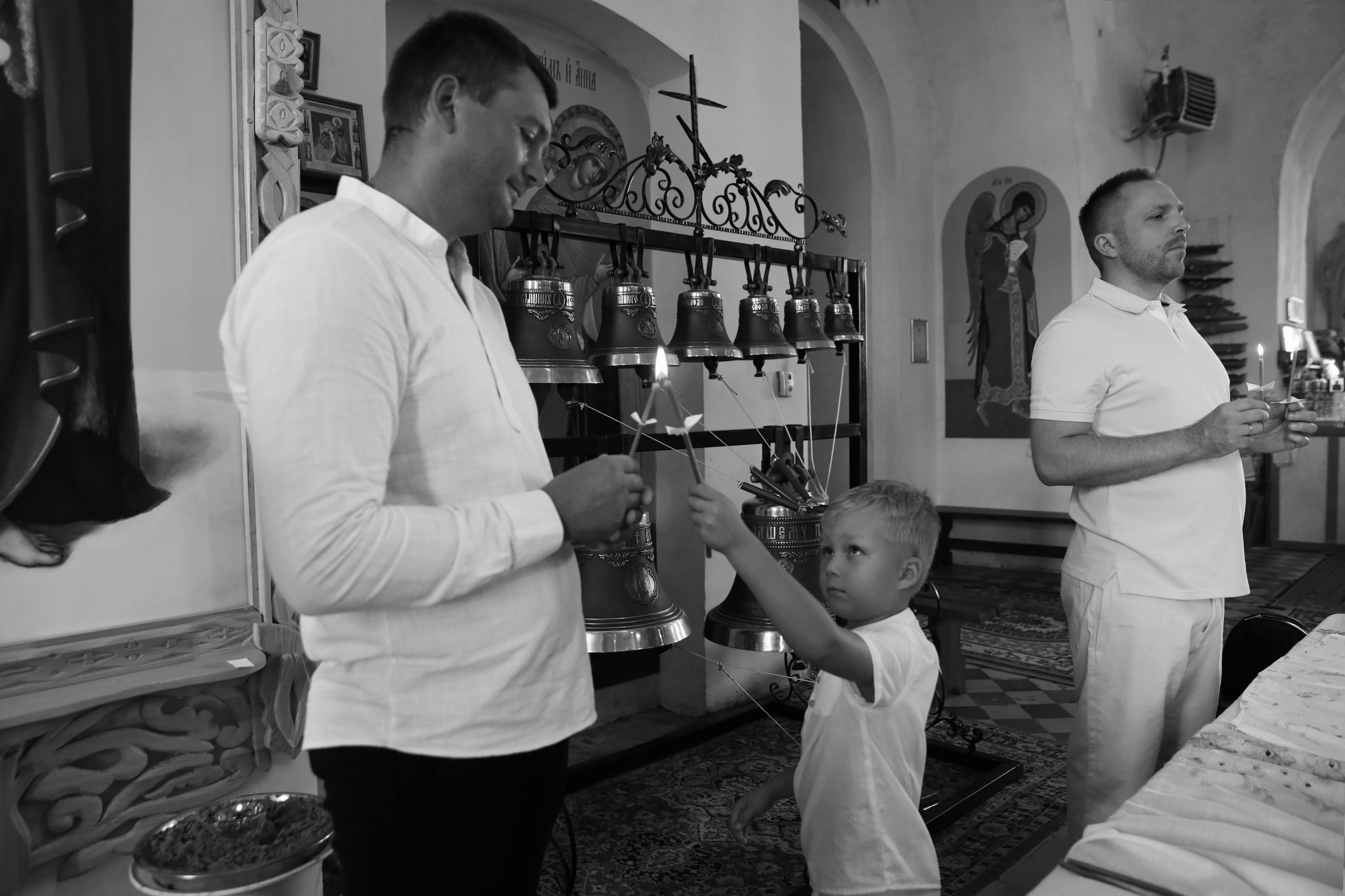 Таинство крещения. Семейный фотограф в Москве Вера Гук