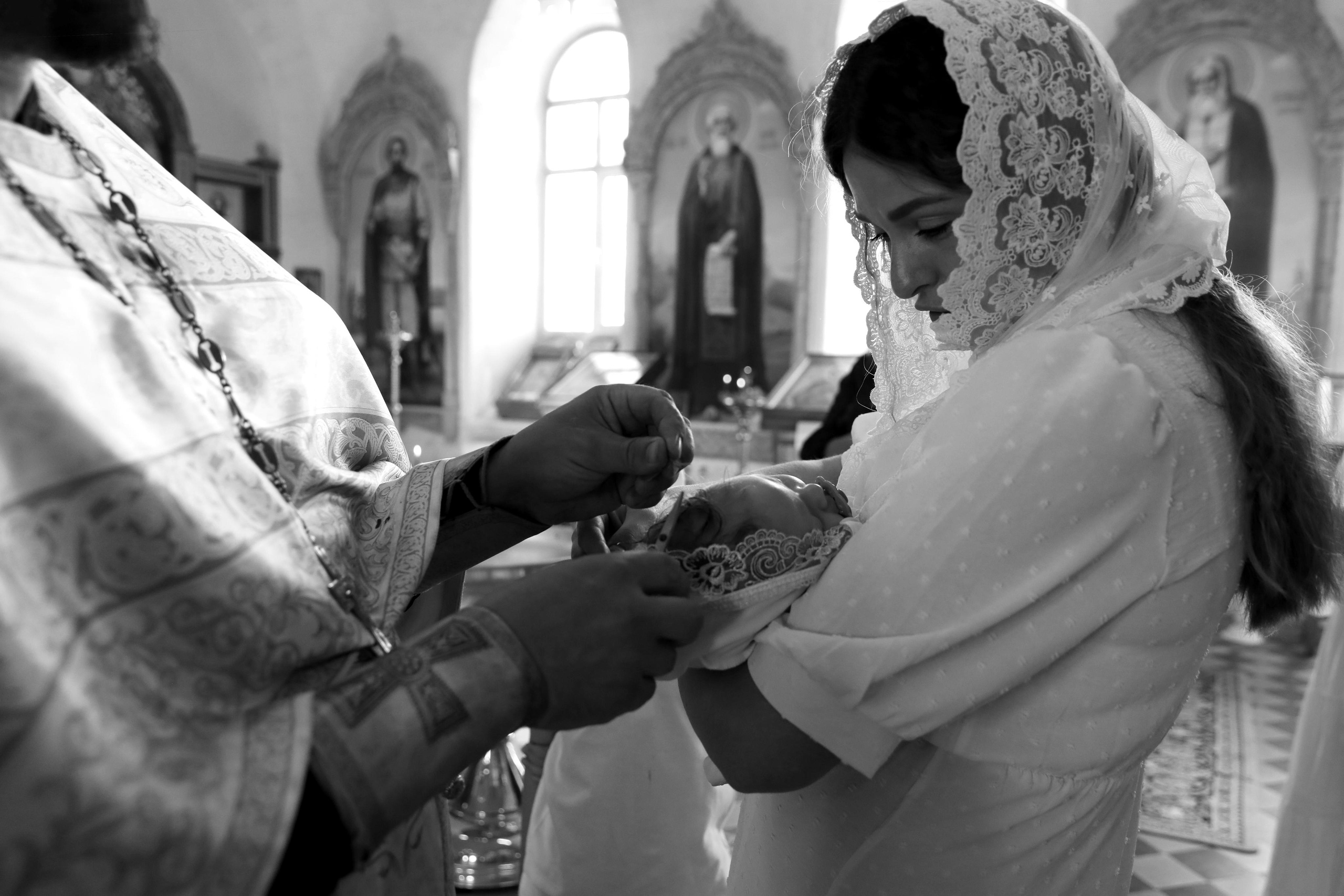 Таинство крещения. Семейный фотограф в Москве Вера Гук