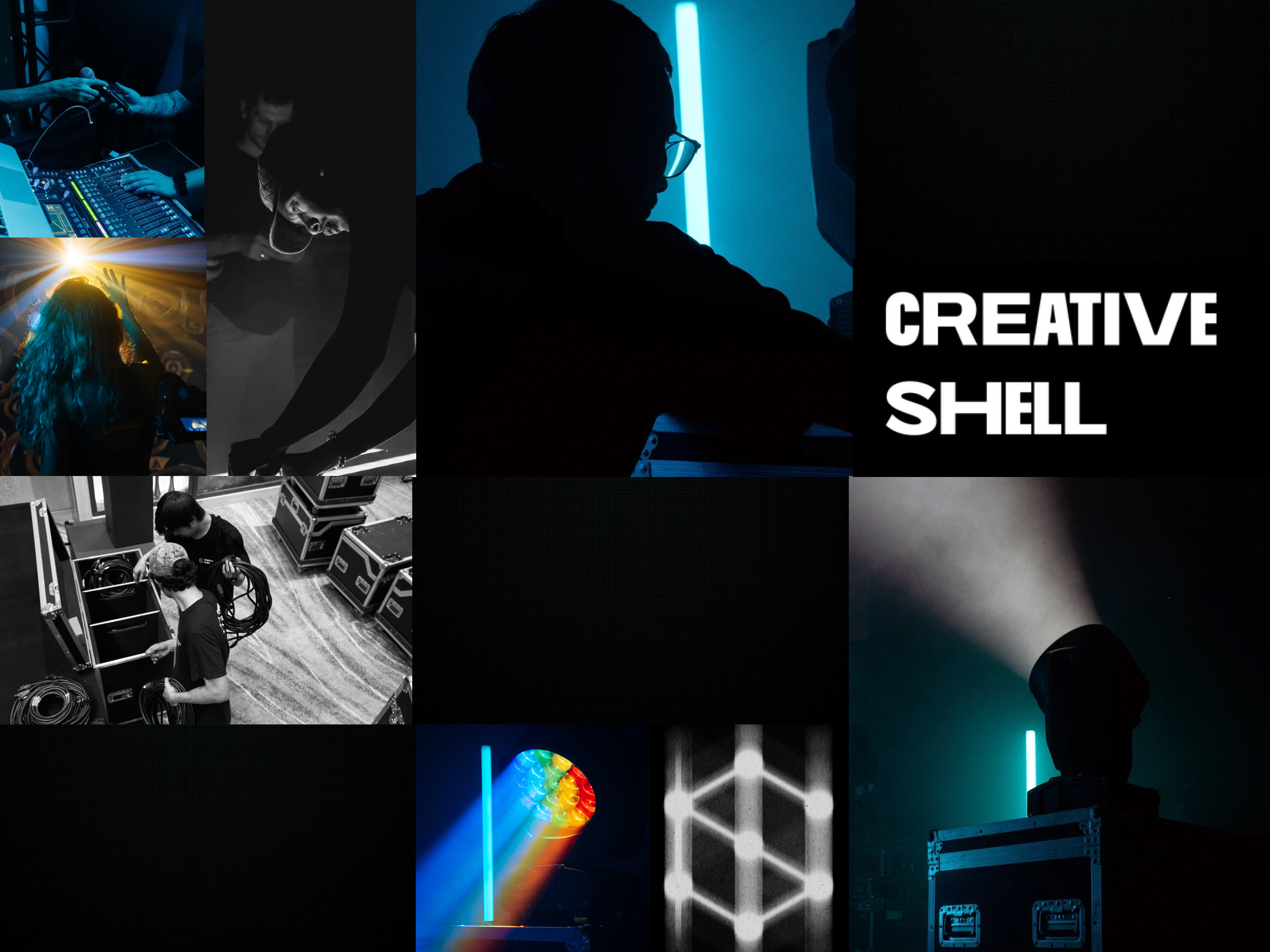 Rent high-quality audio, lighting, and visual equipment, LED screens, in Thailand. Rent equipment for events. CREATIVE SHELL BANGKOK