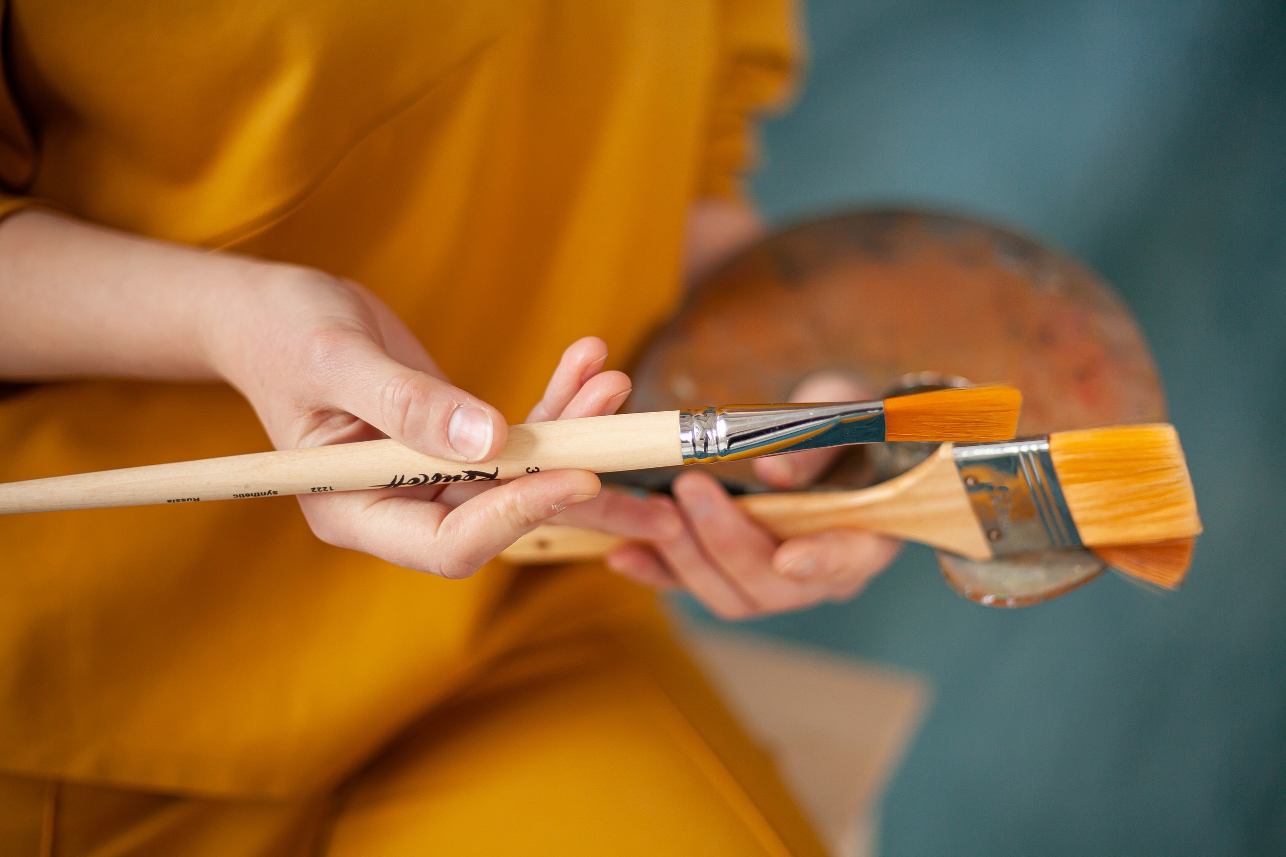 Фотосессия для соцсетей художницы. Фотограф Ирина Богатырева