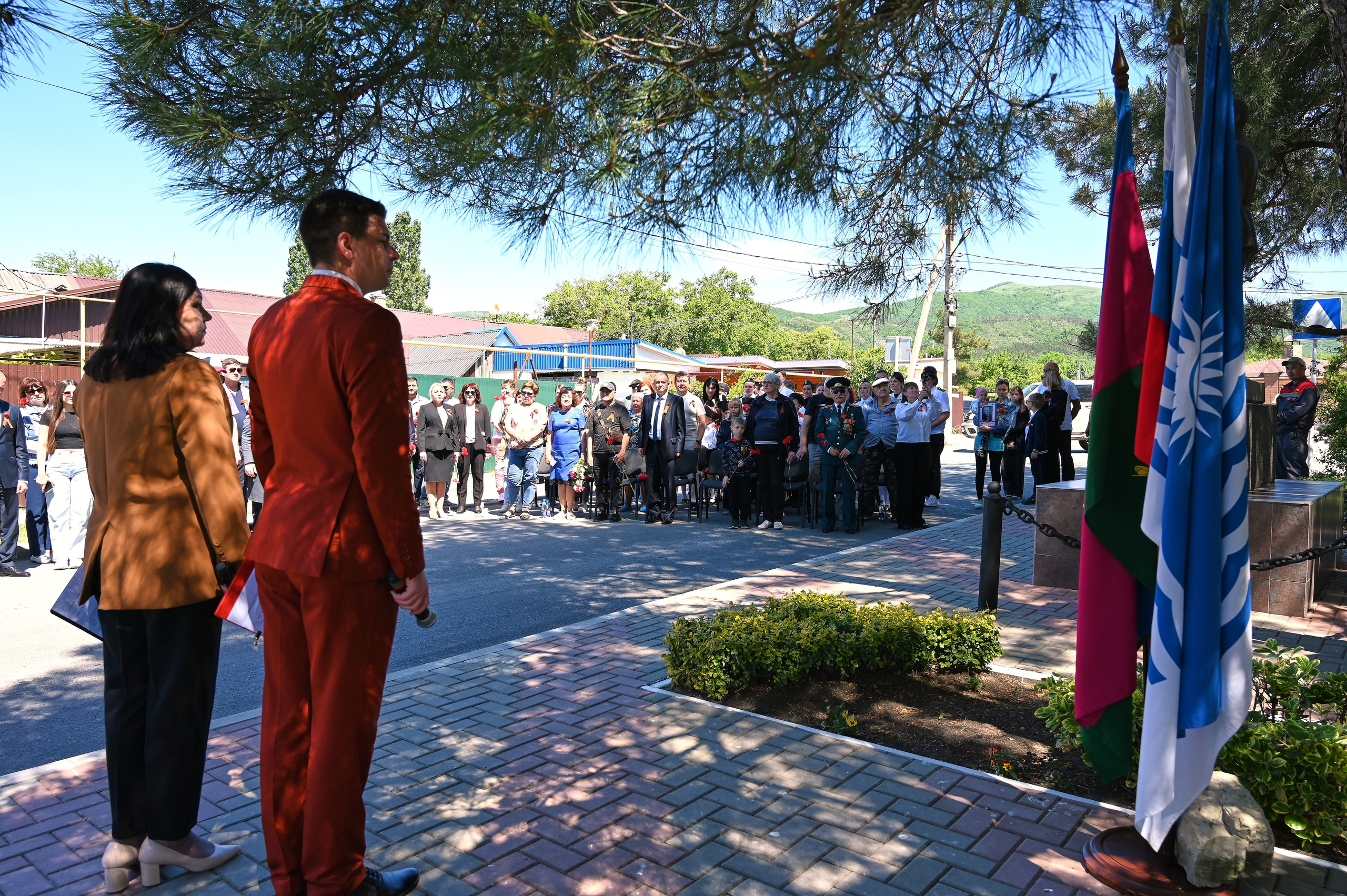 Митинг в с. Виноградное. Жизнь курорта Кабардинка в фотографиях