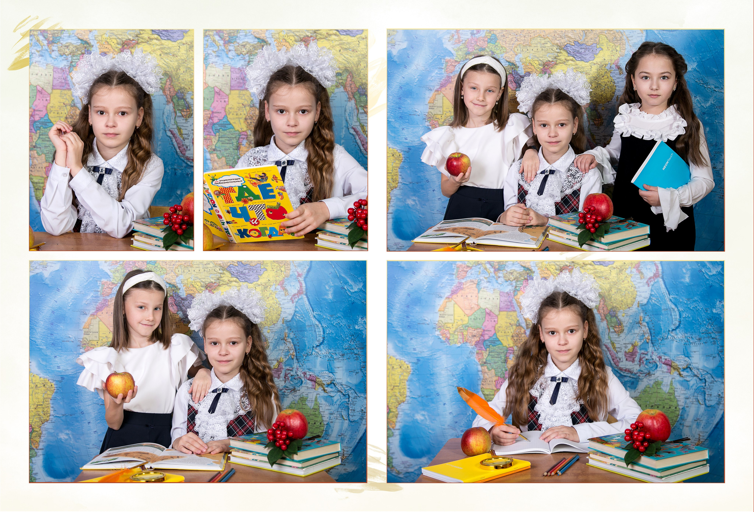 Альбом первоклассника. Анна Буракова детский и школьный фотограф в Калининграде