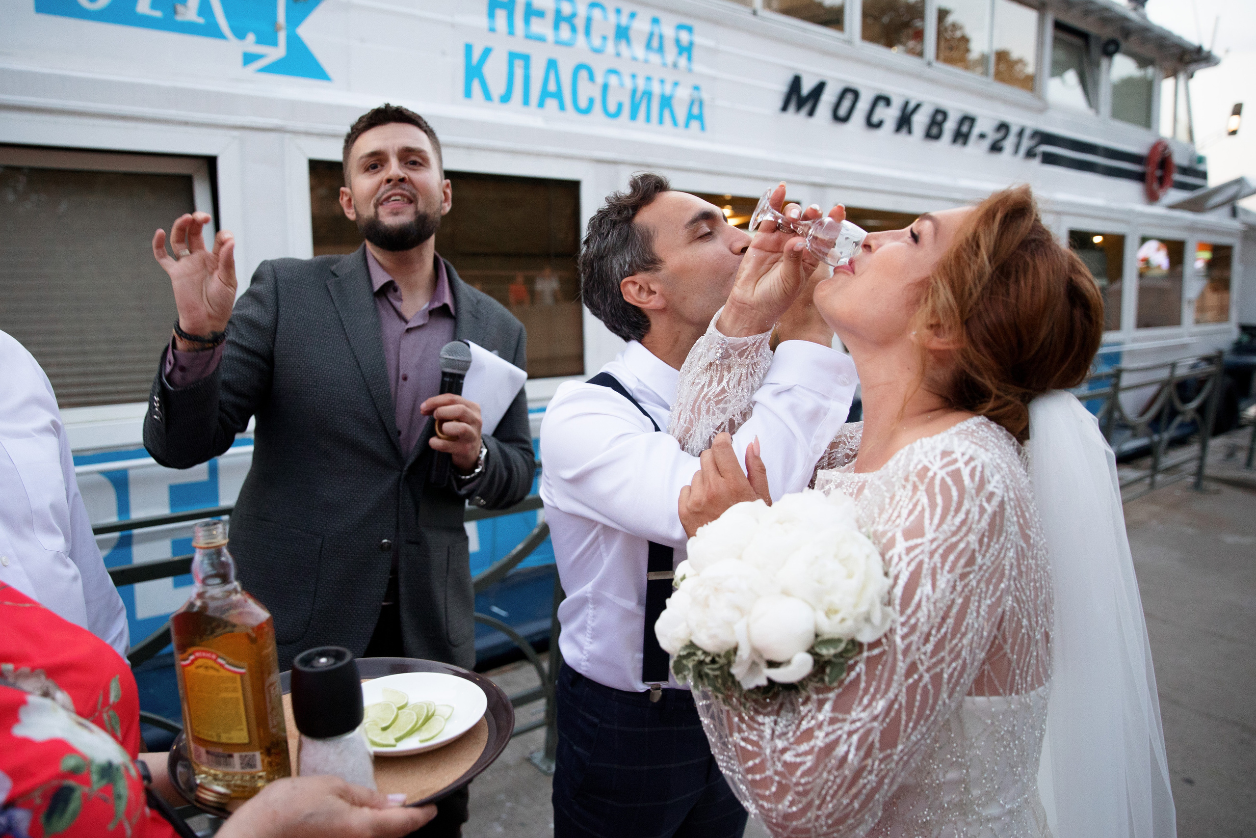 свадьба на теплоходе