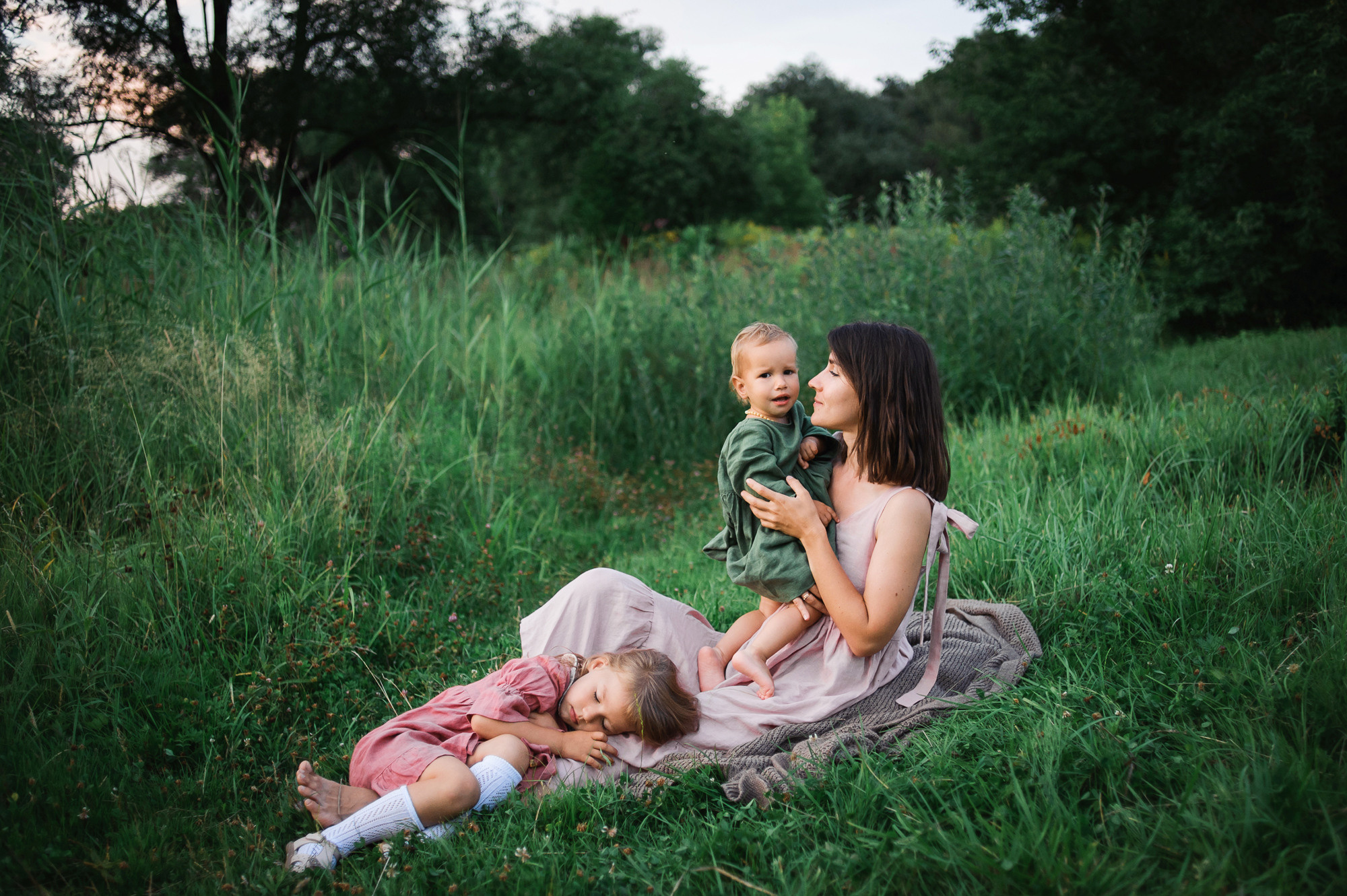 Прогулка в парке для Даши, Жени, Веры и Леры. Семейный и женский фотограф Красноярск Екатерина Пусенкова