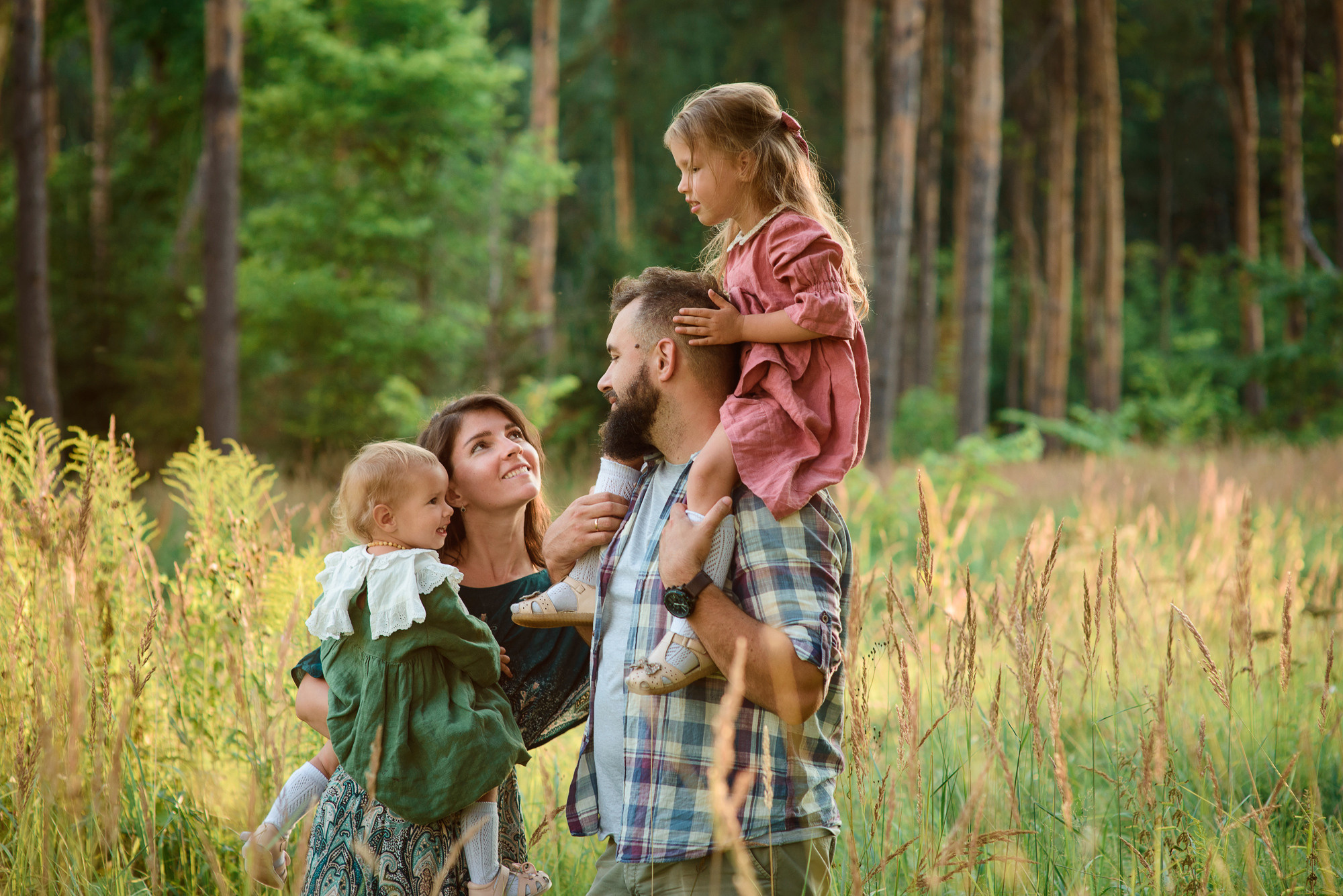 Прогулка в парке для Даши, Жени, Веры и Леры. Семейный и женский фотограф Красноярск Екатерина Пусенкова