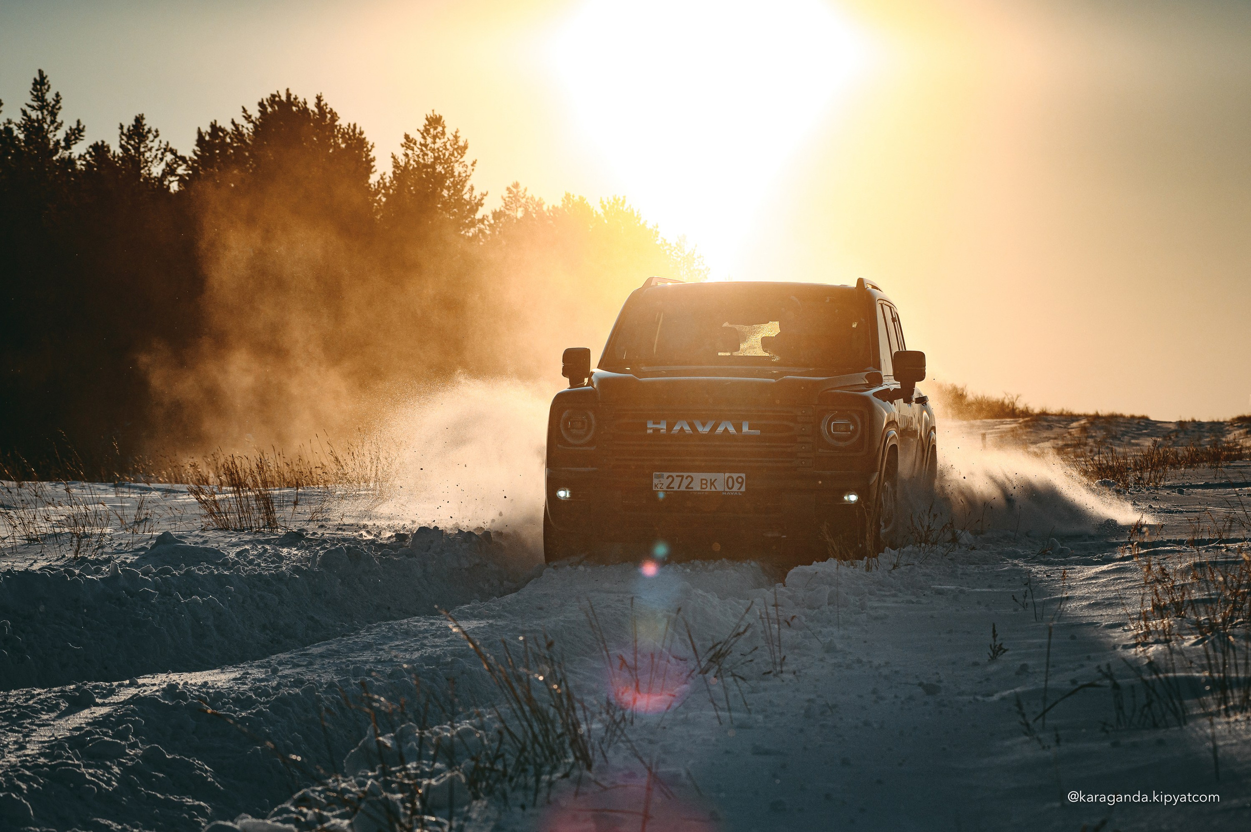 Зимний заезд на HAVAL H9. Кипятком Караганда