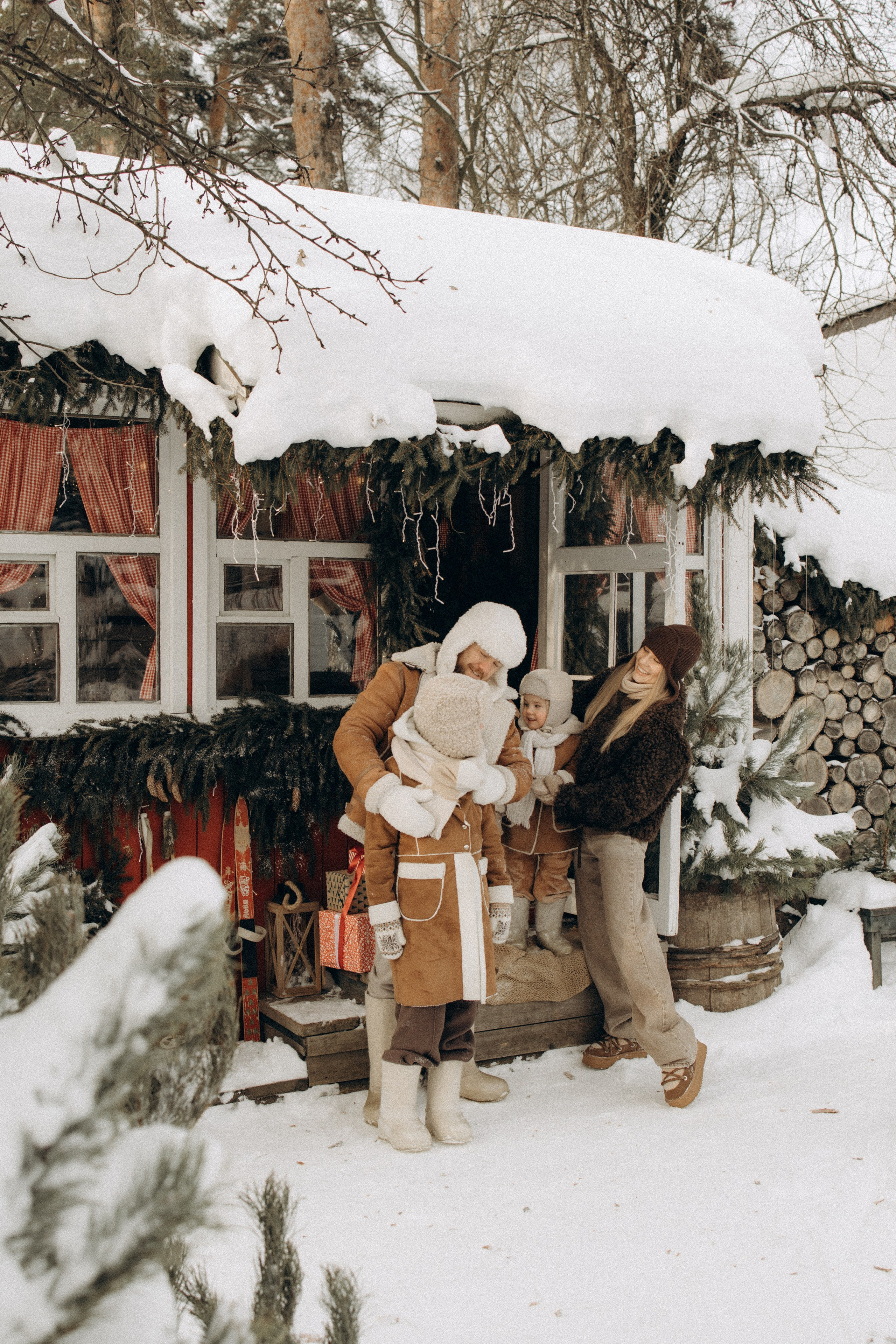Зимняя фотосессия. Семейный фотограф Москва Юлиана Фетисова