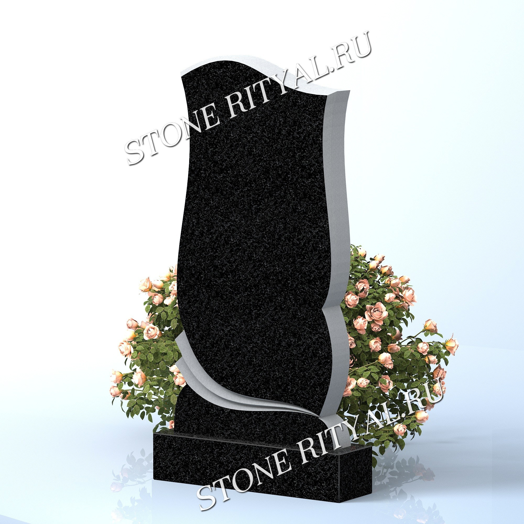 Вертикальные памятники прямые. Изготовление и установка памятников в Москве и МО