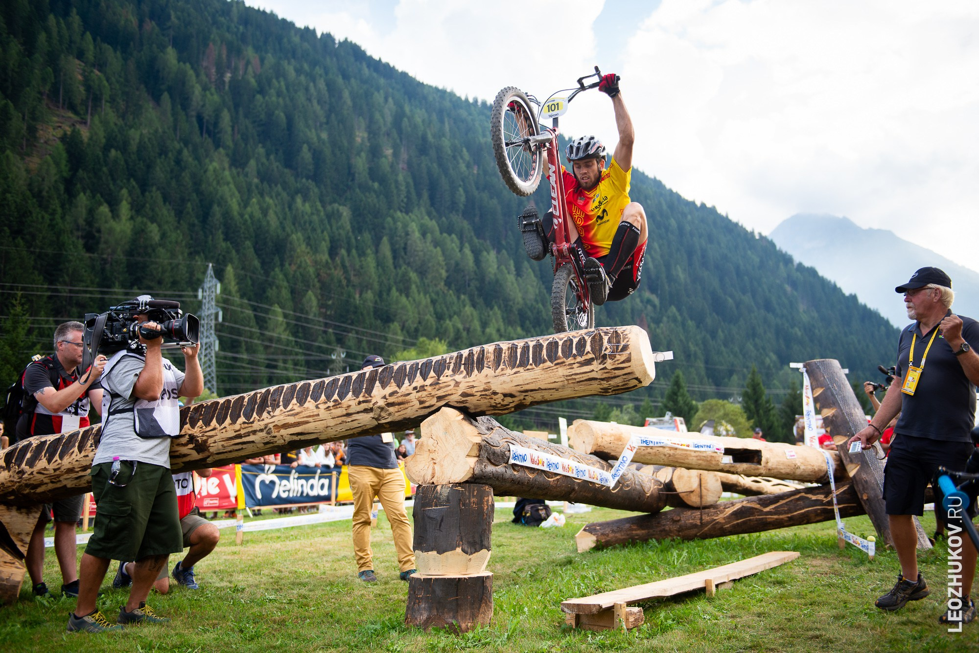 UCI Trials World Championships 2016 — finals. Sports photographer Leonid Zhukov