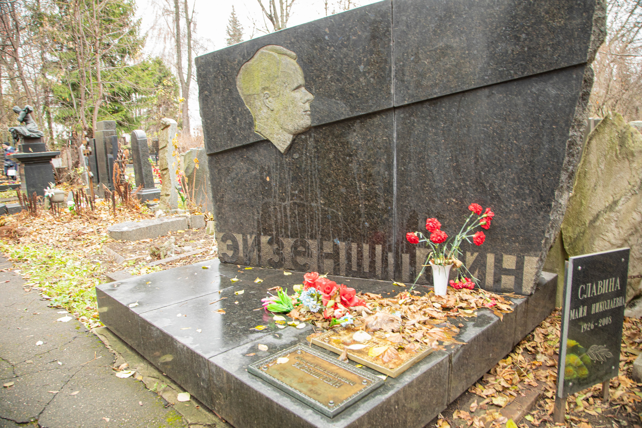 Осенняя прогулка по Новодевичьему кладбищу. Фотограф Сергей Ловкий