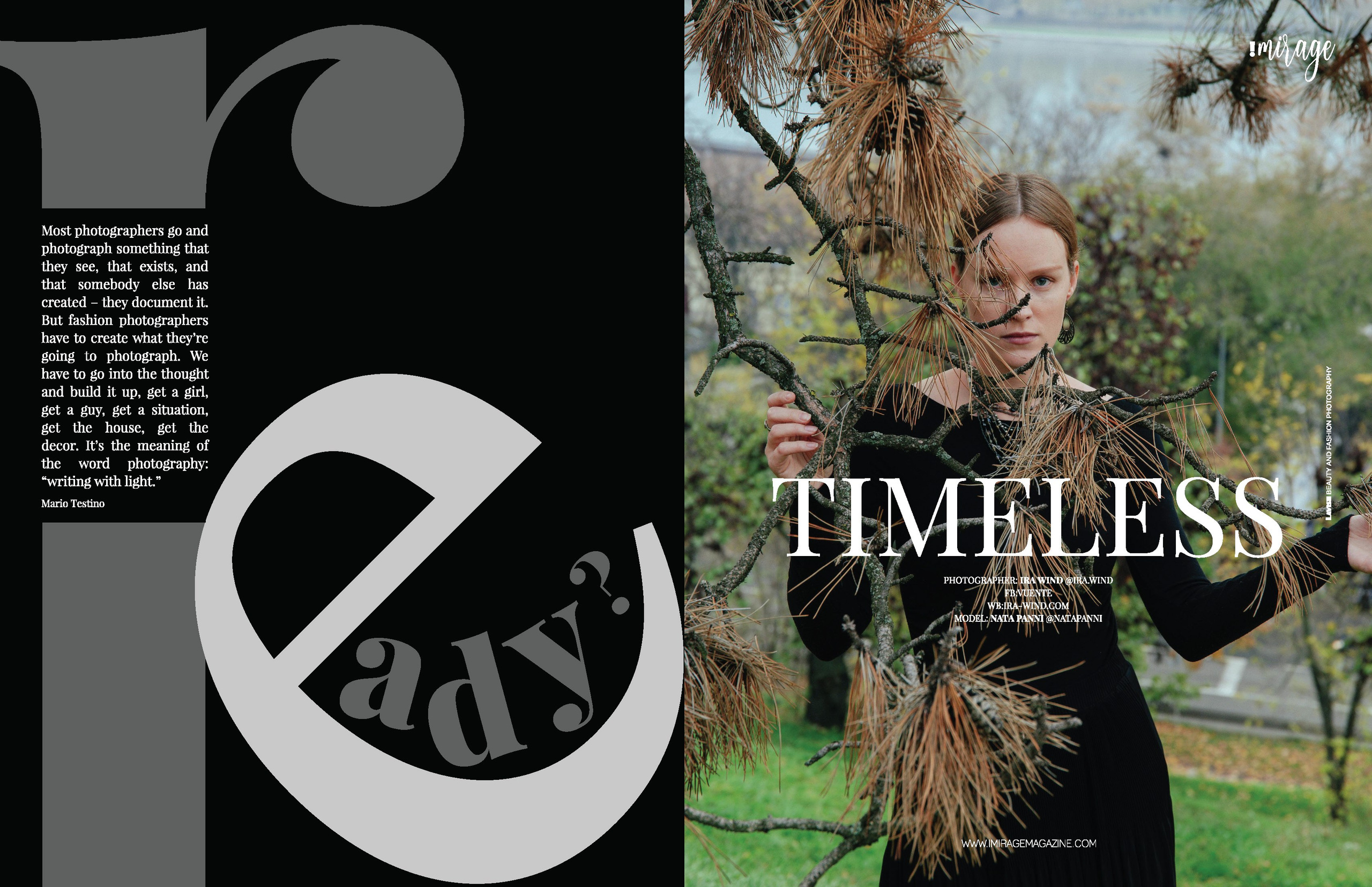 Publications. Art-photographer Ira Wind