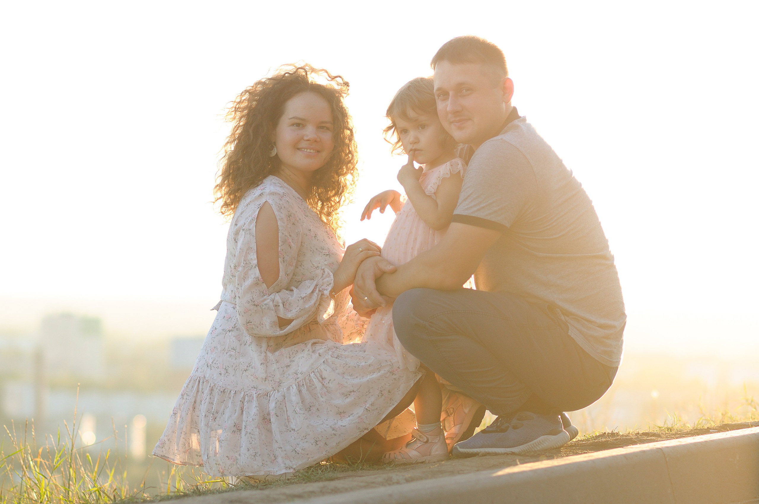 Семейная фотосессия на закате Парк Швейцария Нижний Новгород
