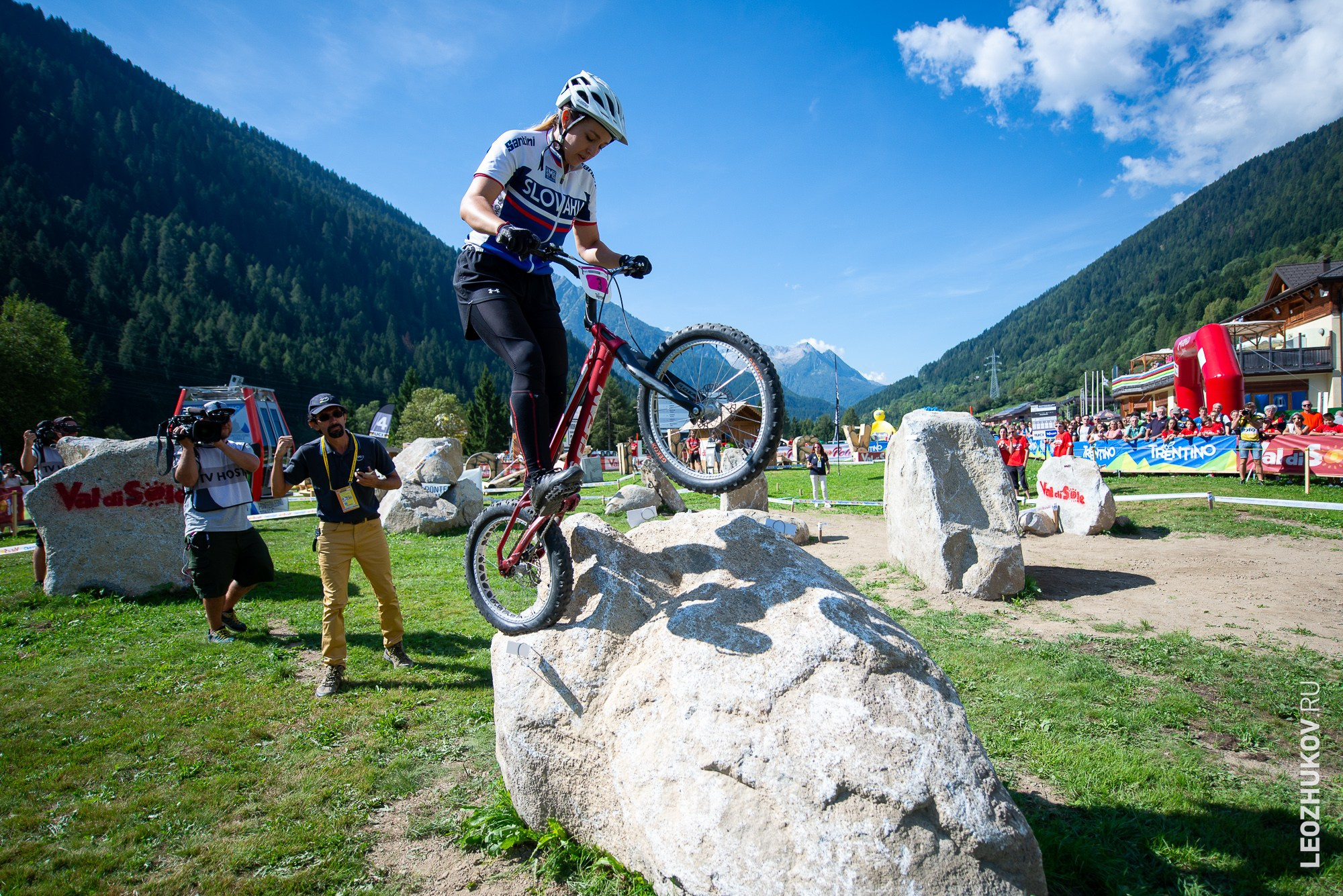 UCI Trials World Championships 2016 — finals. Sports photographer Leonid Zhukov