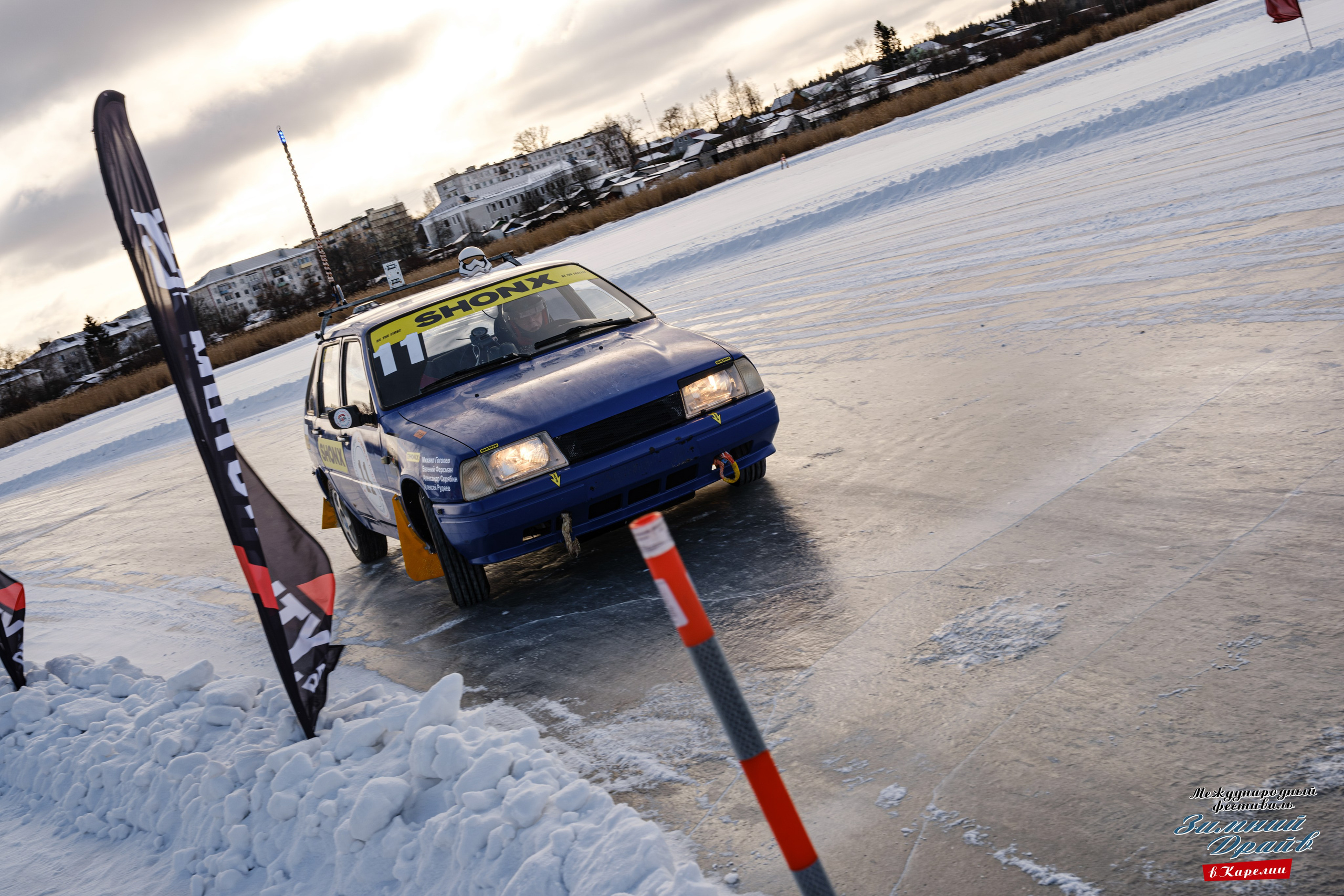 «Зимний Драйв в Карелии» Авто Марафон-гигант «25 часов на льду» Илона Накутис, Николай Грязин, джимхана, фотограф Антон Медведев, icoguar, Сортавала, Карелия