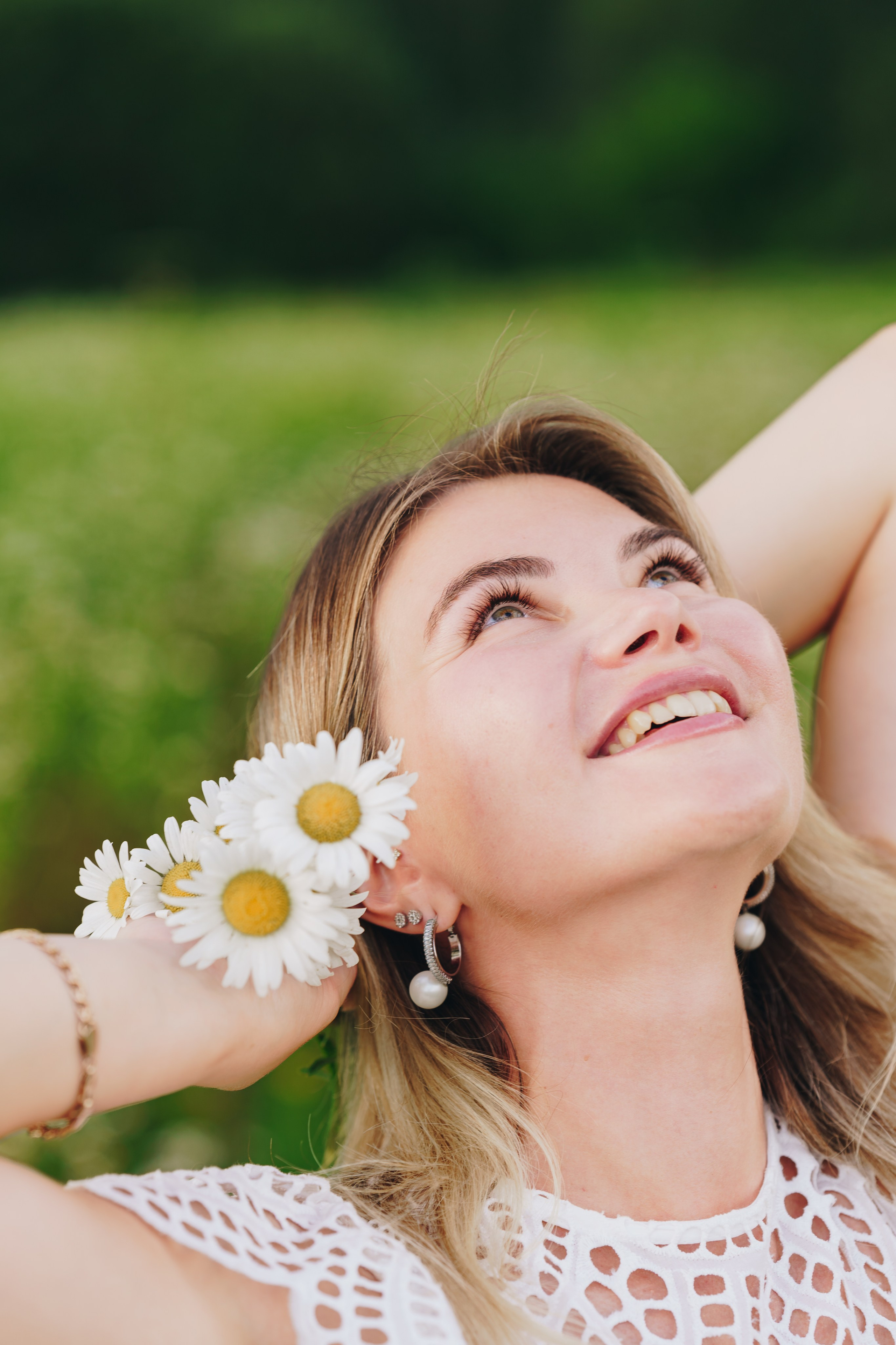 Елена, Богослово, ромашковое поле. Наталья Дукалова фотограф Щелково Королев Пушкино Москва Балашиха