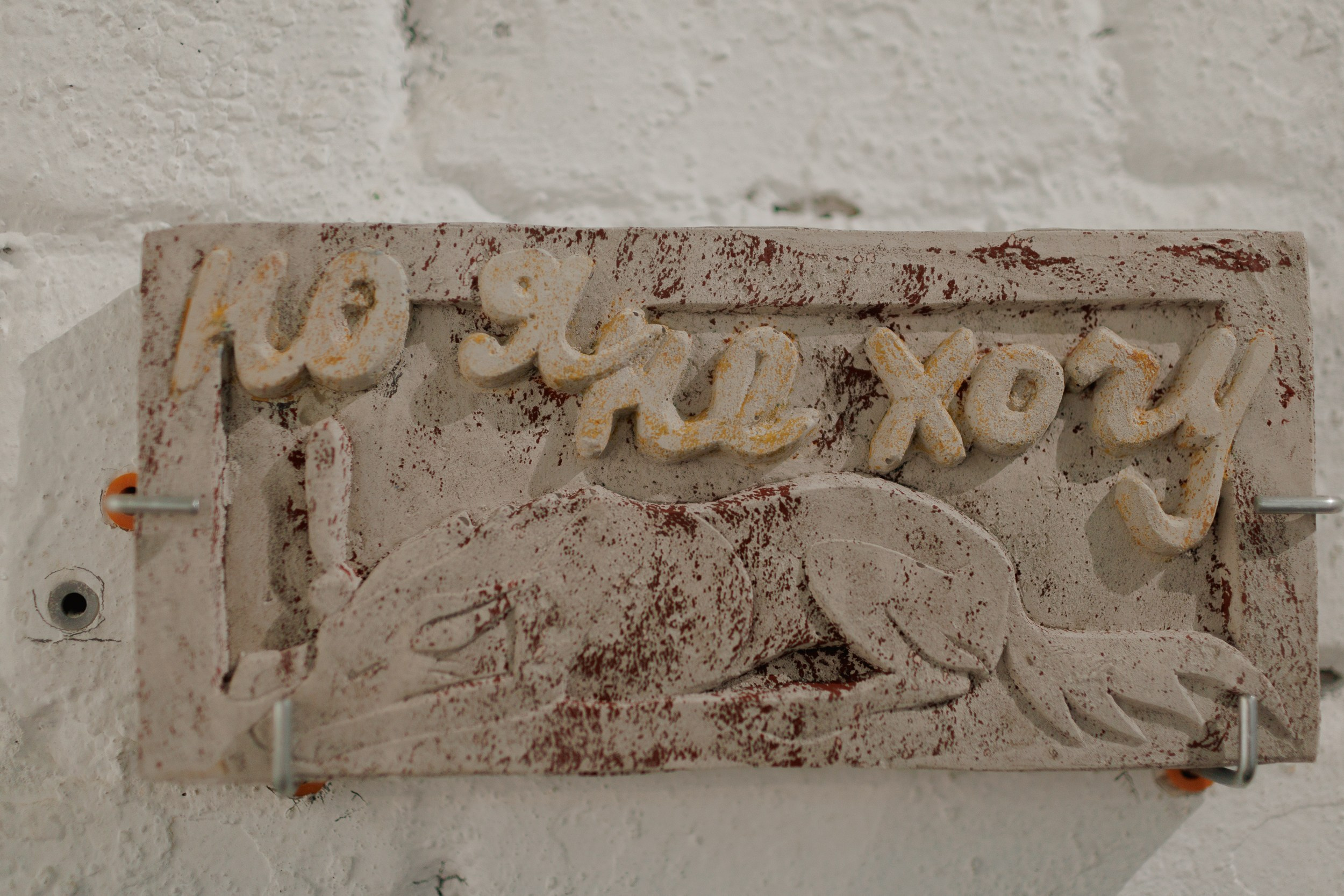 Барельефы. Собачий художник Поля Стриж