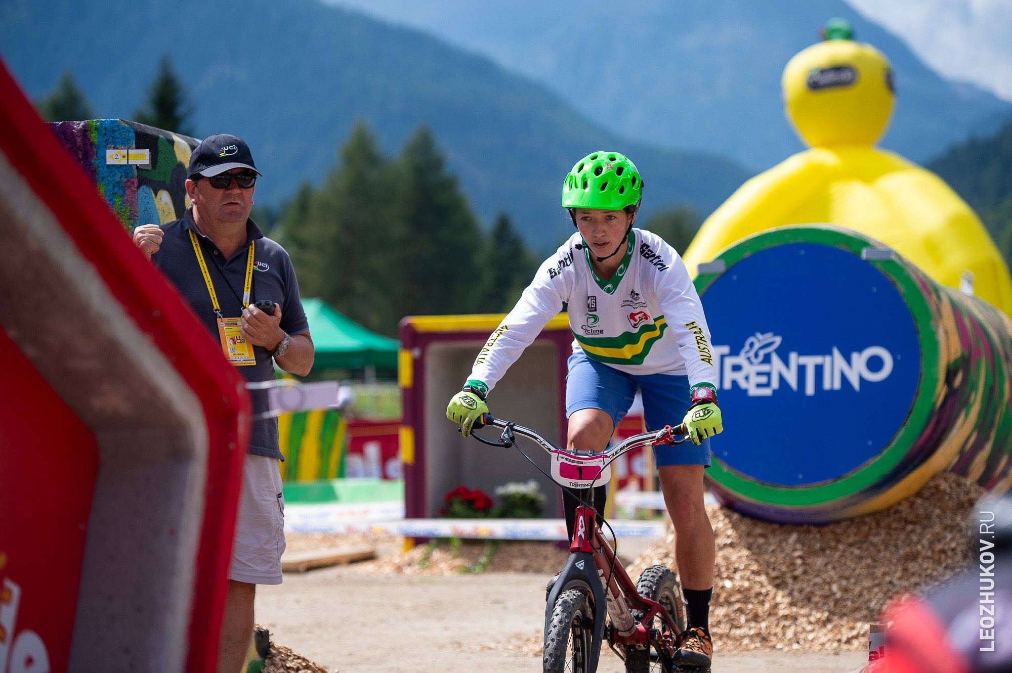 UCI Trials World Championships 2016 — finals. Sports photographer Leonid Zhukov