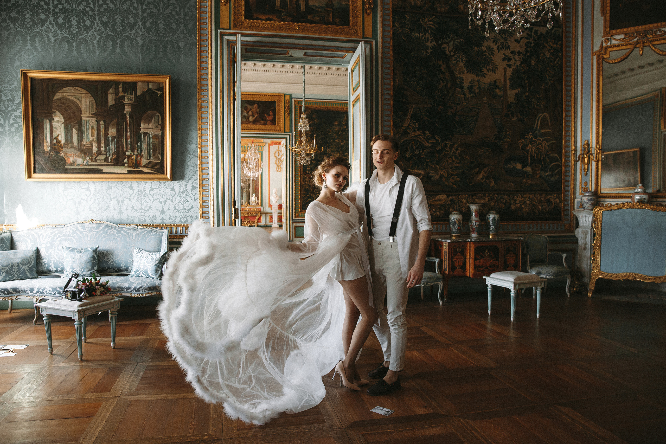 Свадебная фотосессия в Кусково, свадебный фотограф в Кусково