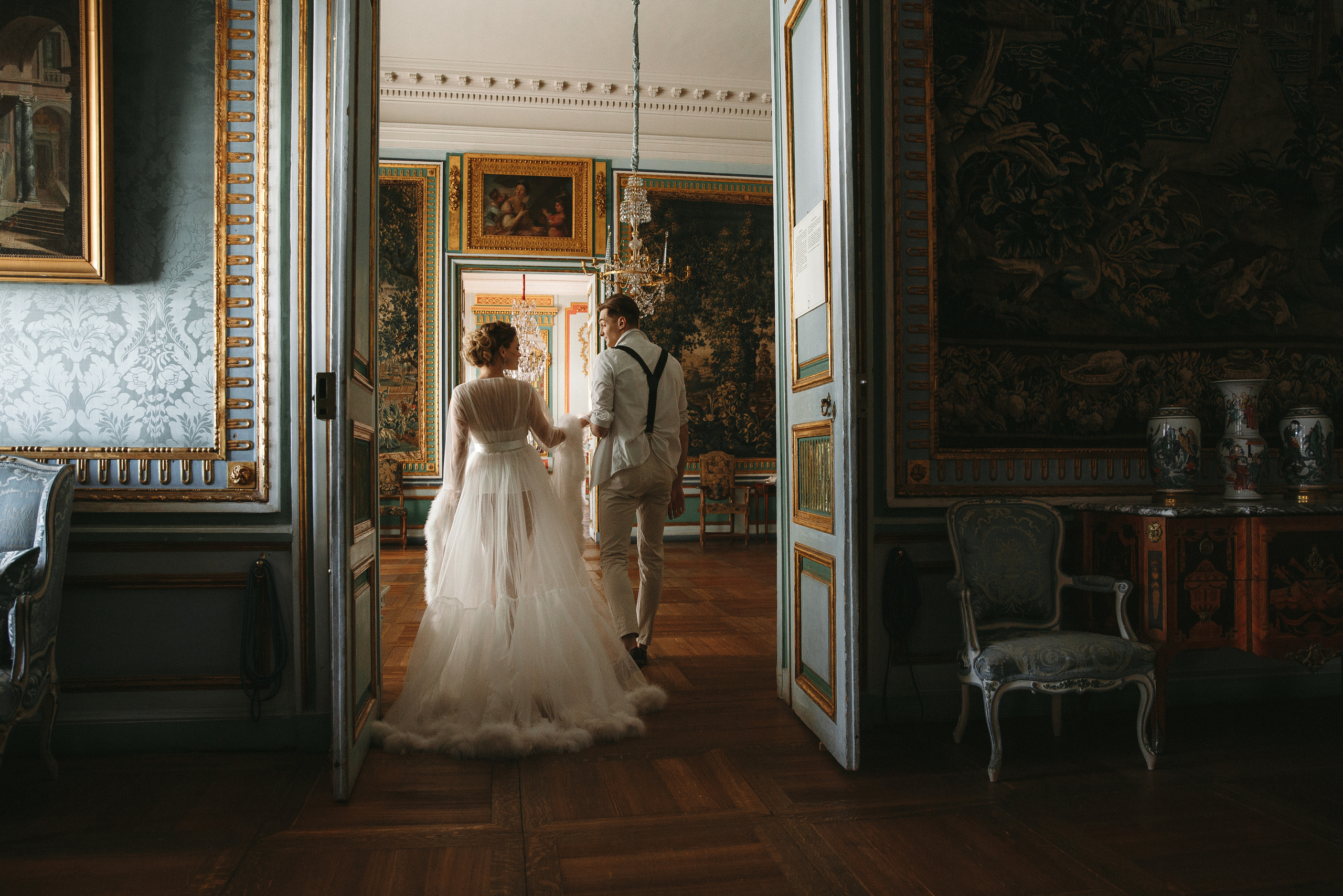 Свадебная фотосессия в Кусково, свадебный фотограф в Кусково