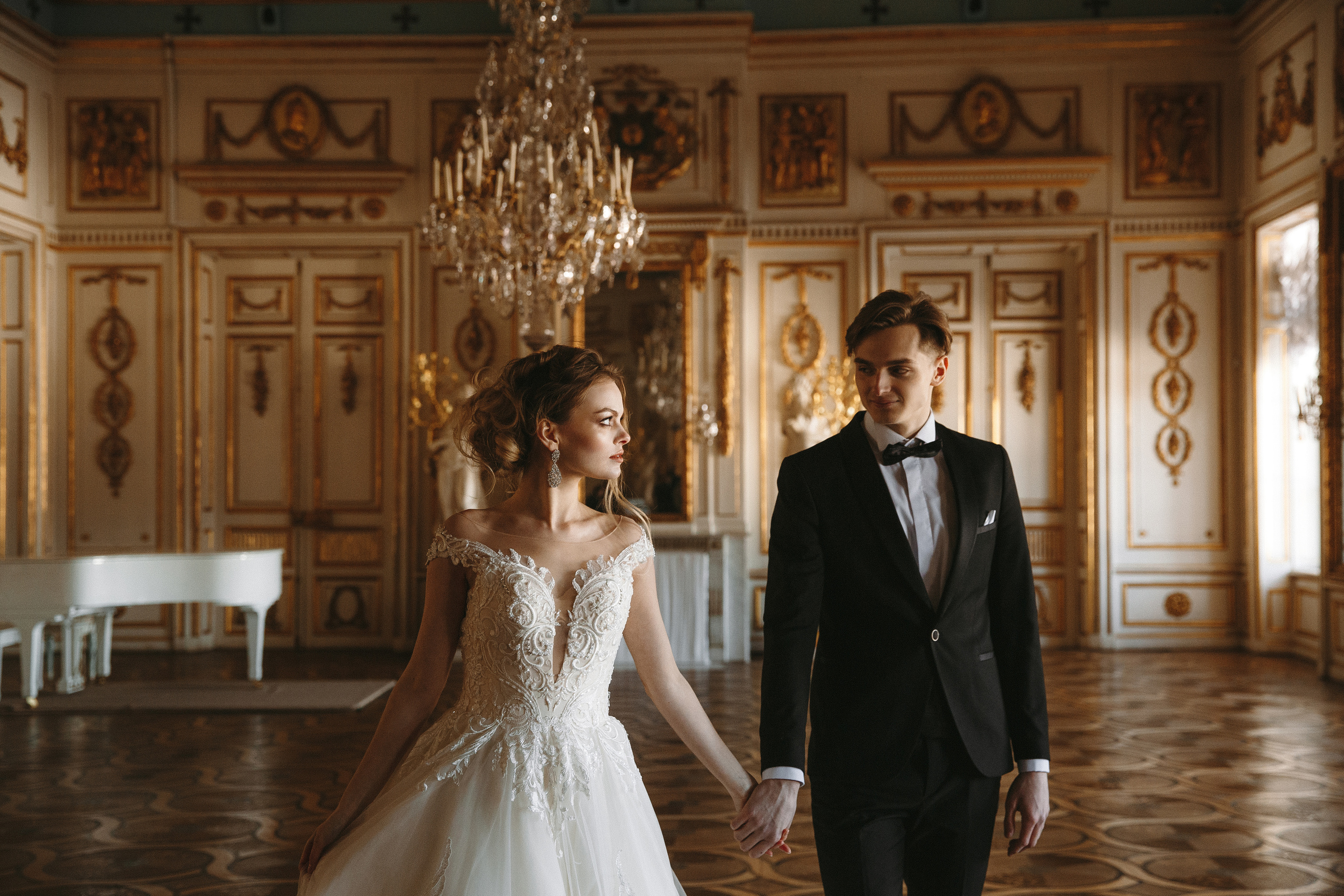 Свадебная фотосессия в Кусково, свадебный фотограф в Кусково