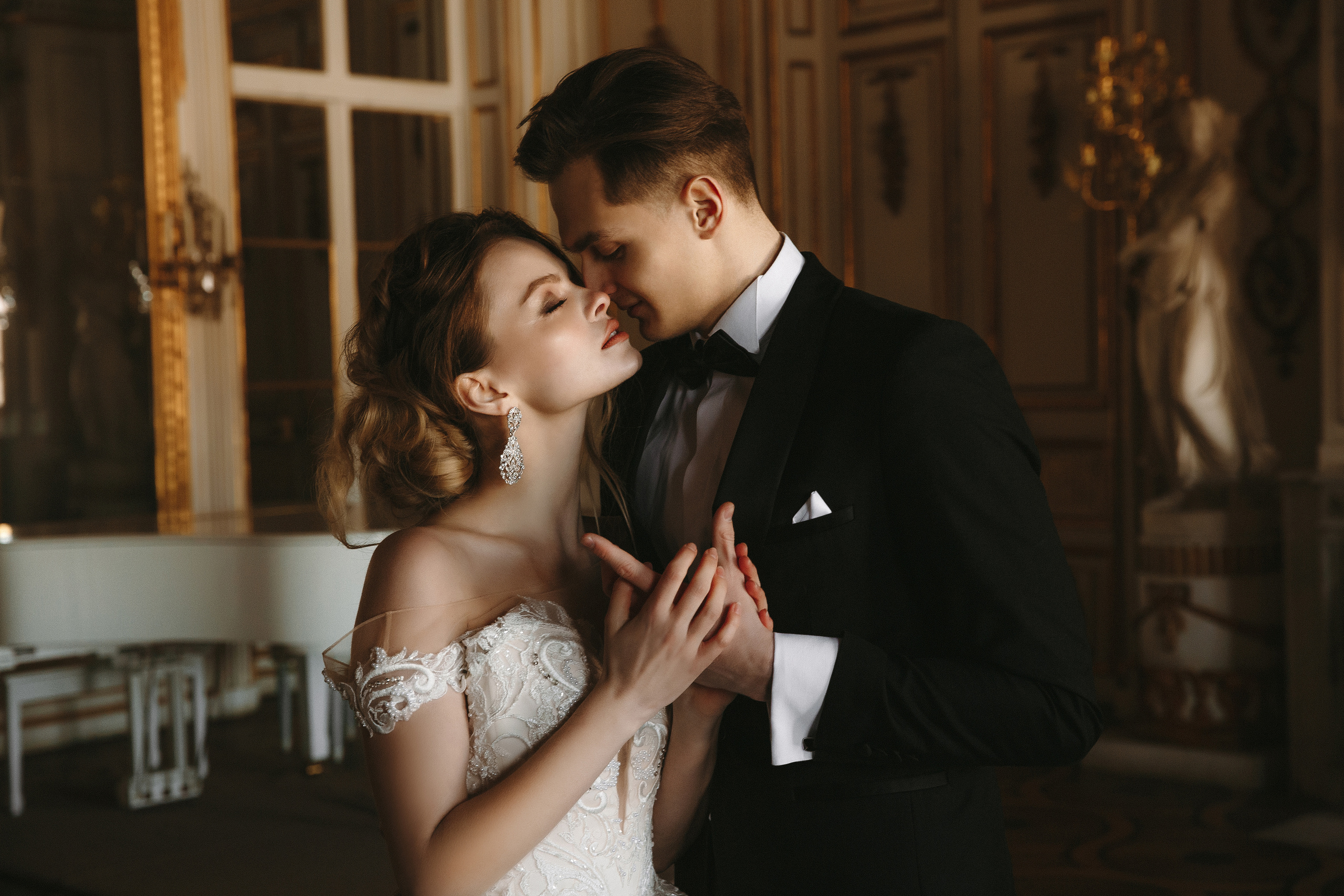 Свадебная фотосессия в Кусково, свадебный фотограф в Кусково