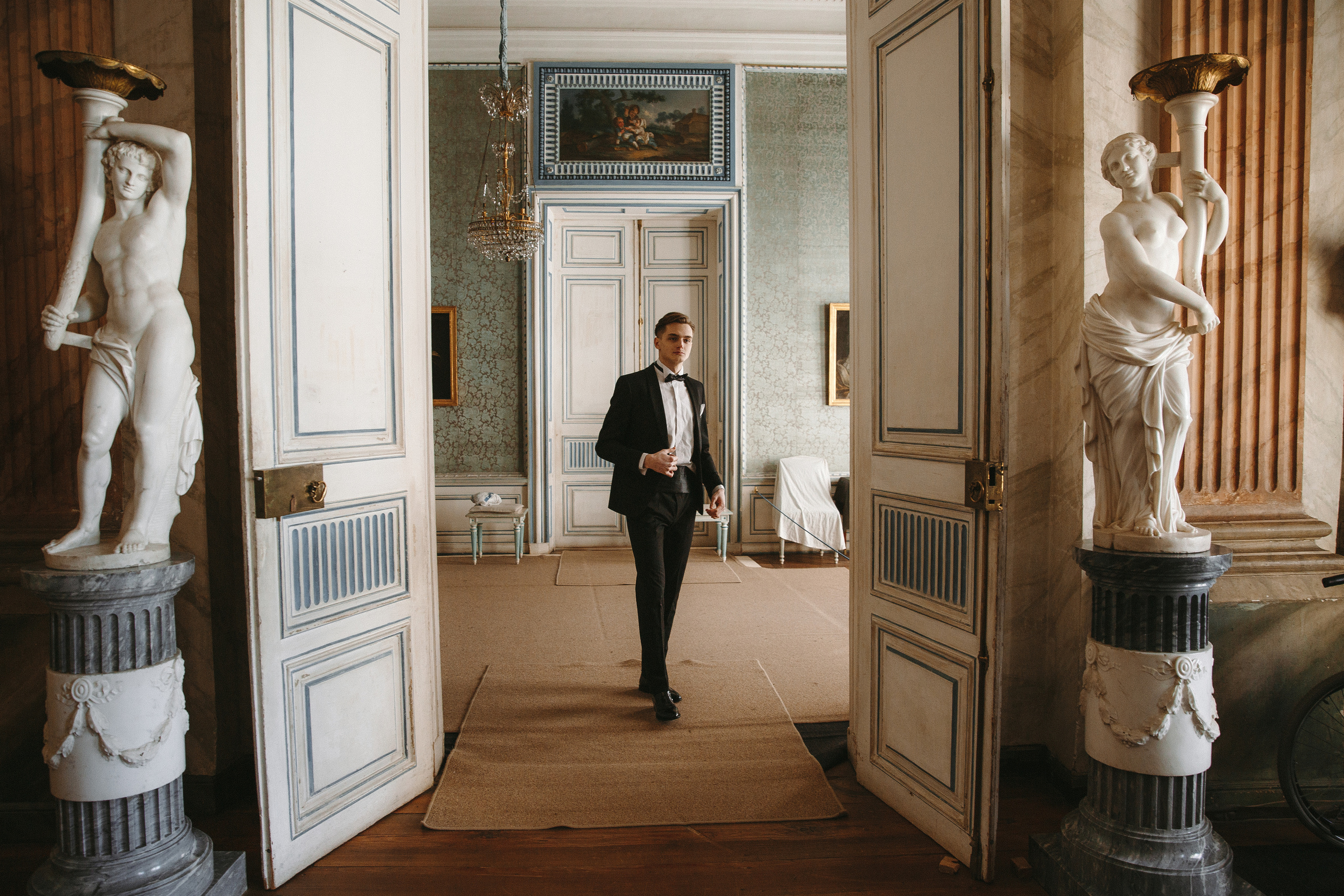 Свадебная фотосессия в Кусково, свадебный фотограф в Кусково